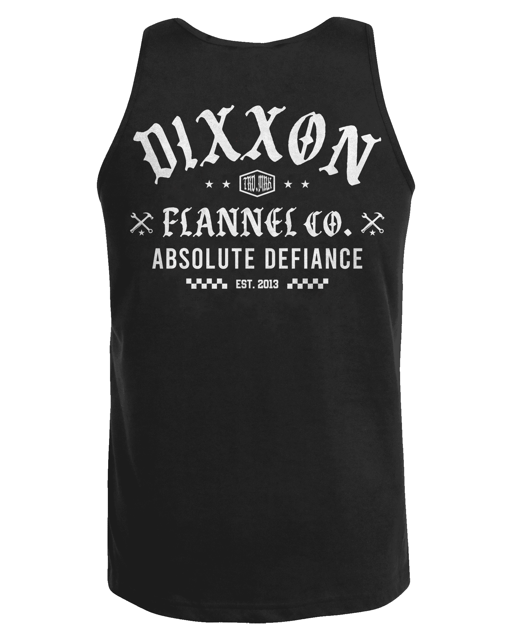 White Cruz Tank - Black