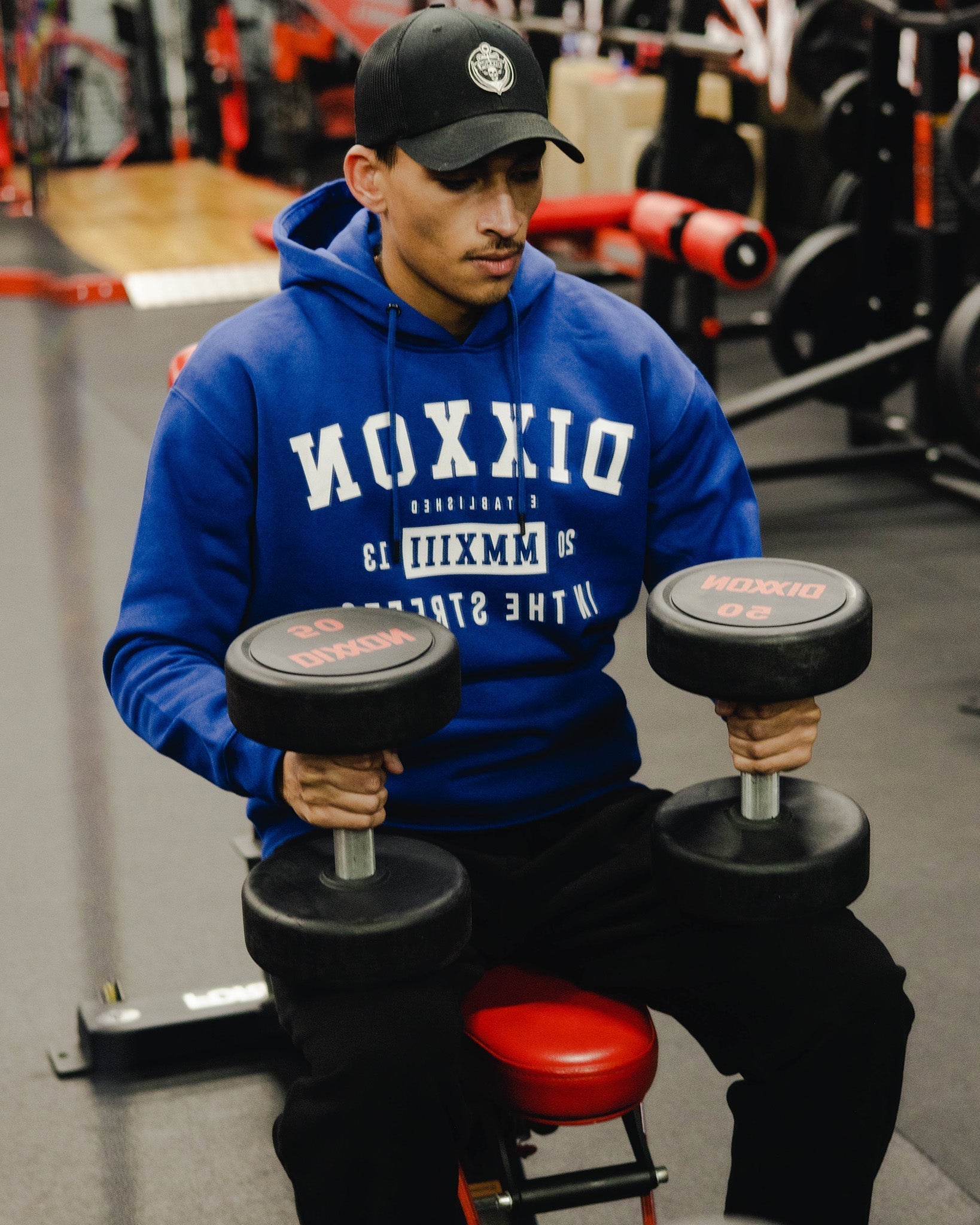 White In The Streets Pullover Hoodie - Blue