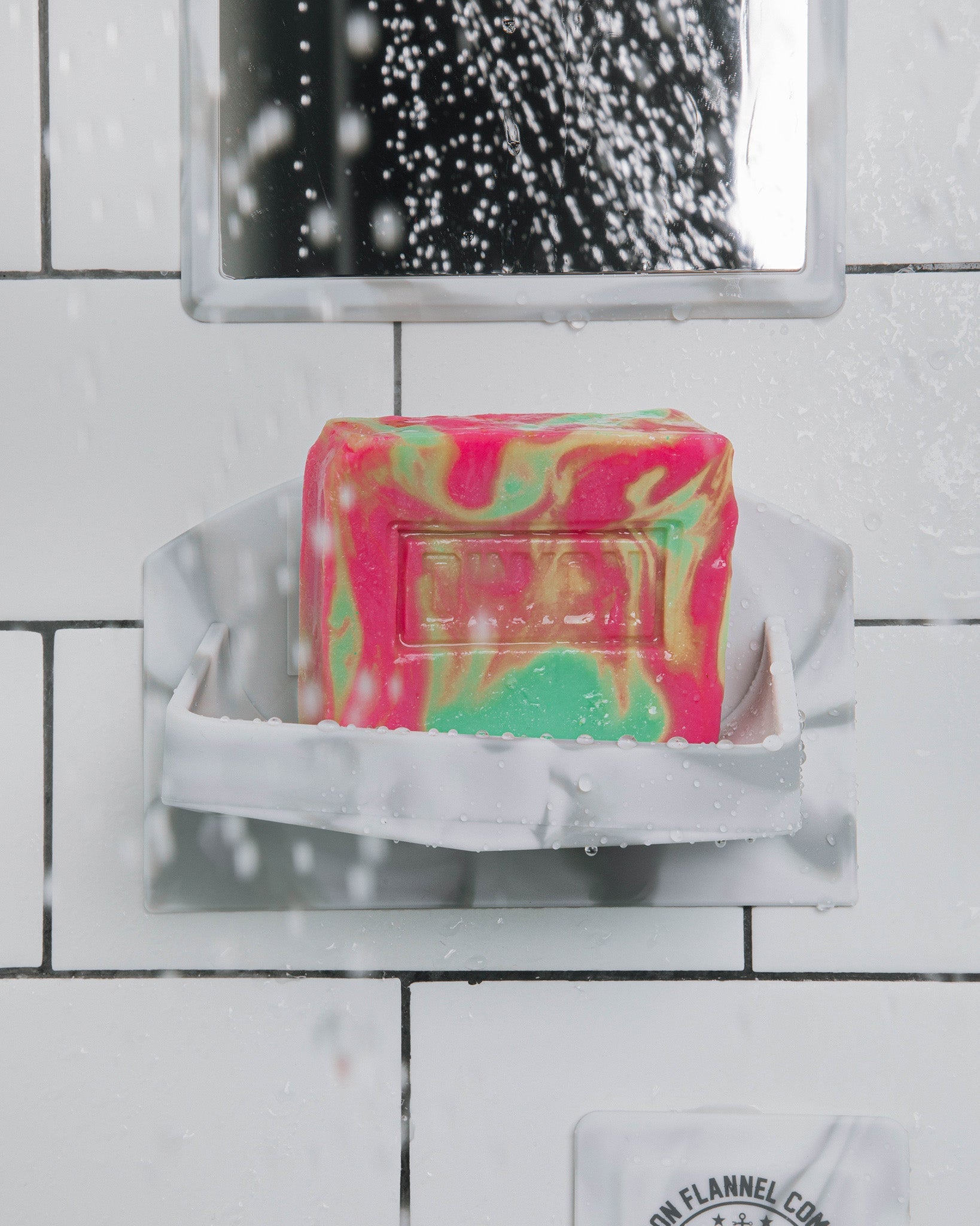 White Marble Silicone Soap Holder