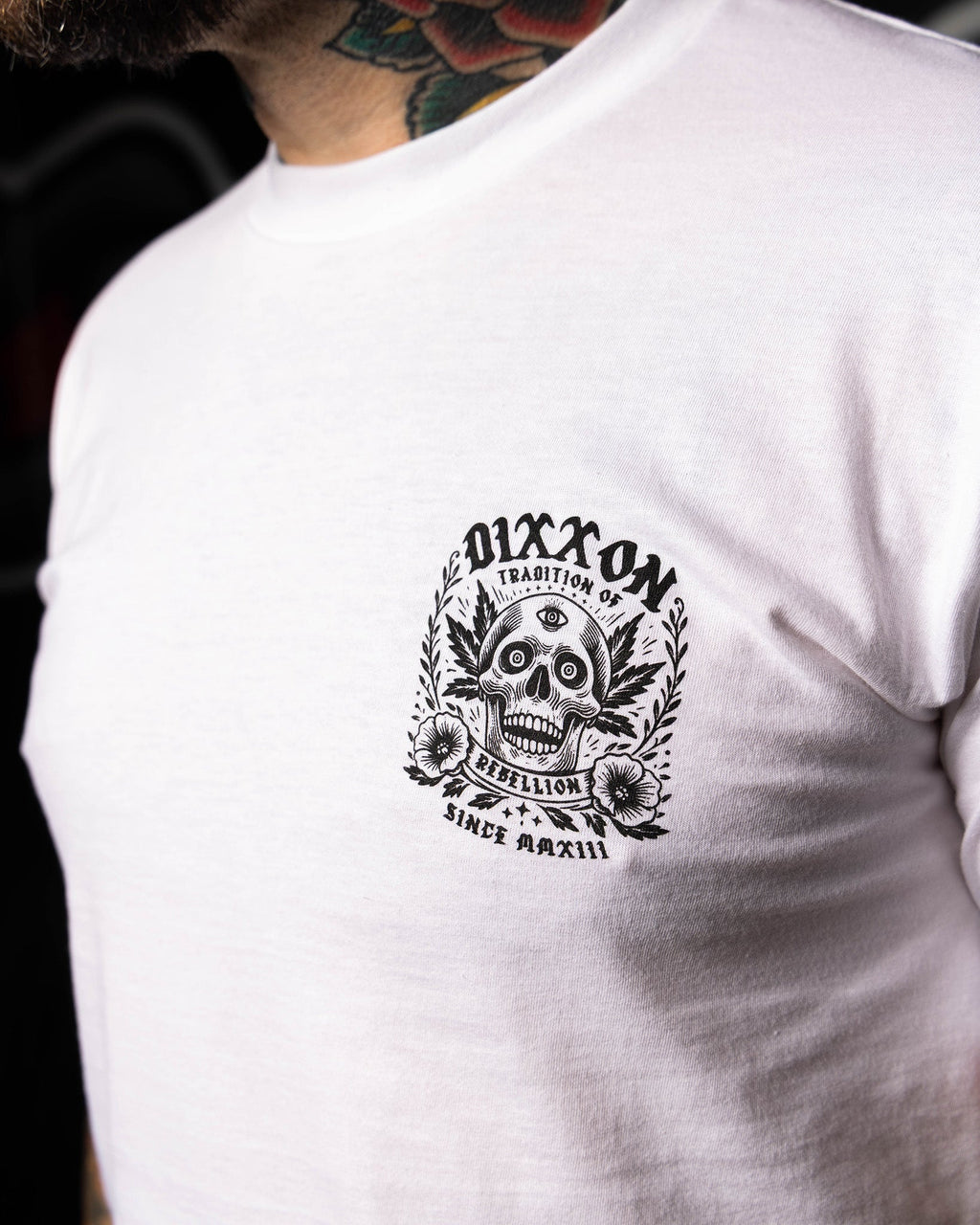 White Wormwood T-Shirt- Black