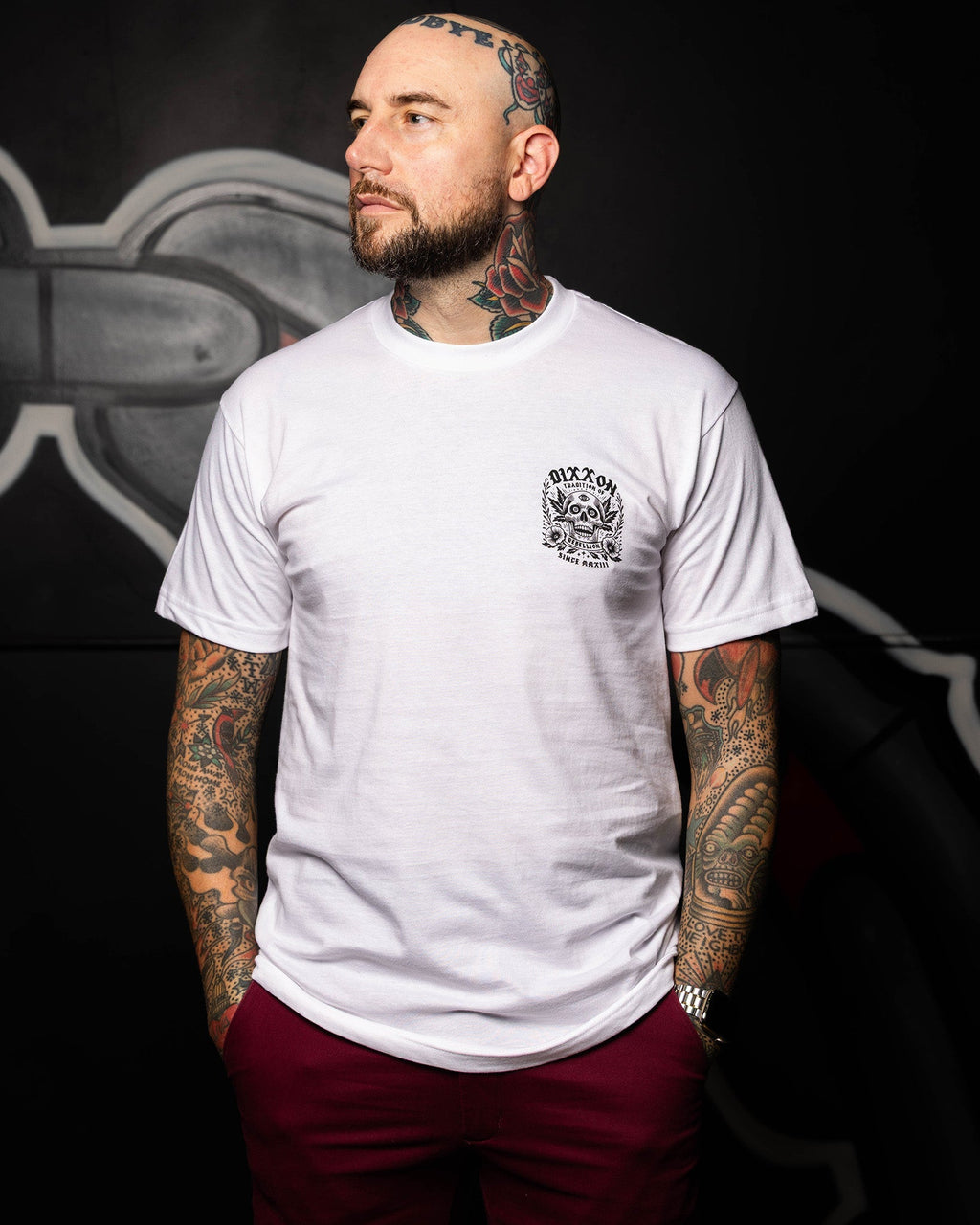 White Wormwood T-Shirt- Black