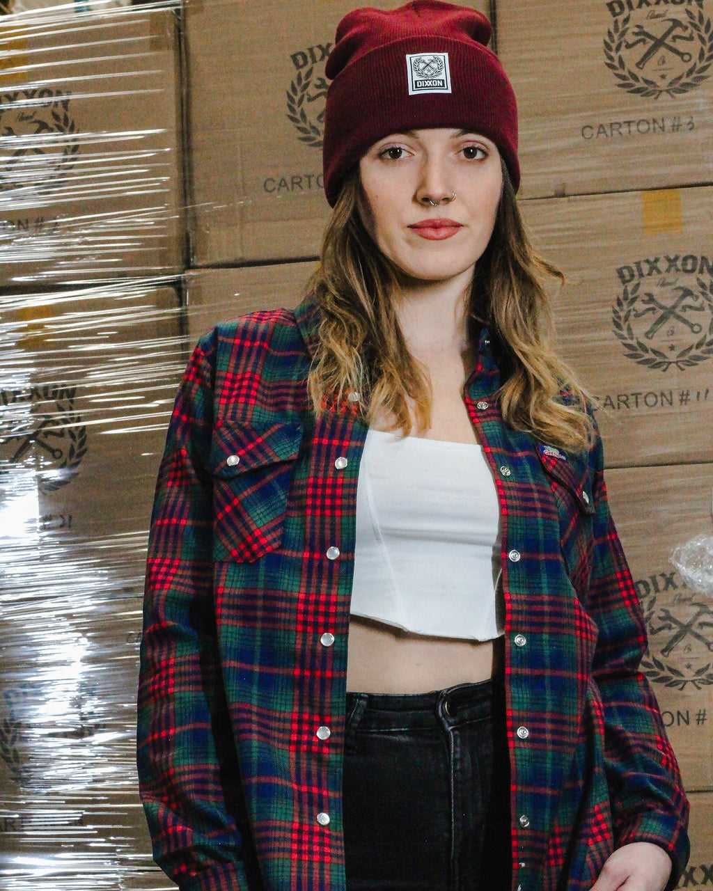 Women's 2024 Red Green Flannel