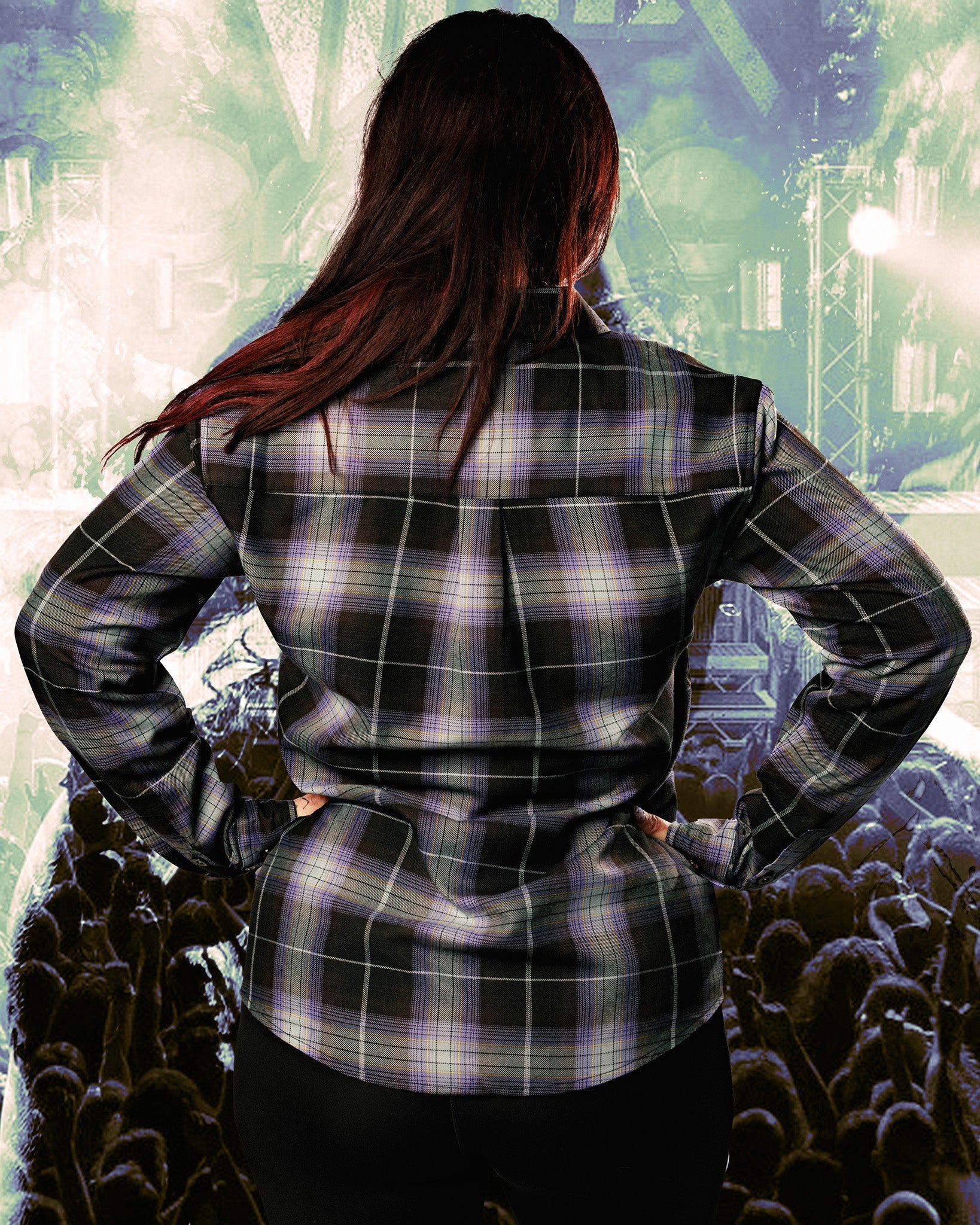 Women's Anthrax Spreading the Disease Flannel