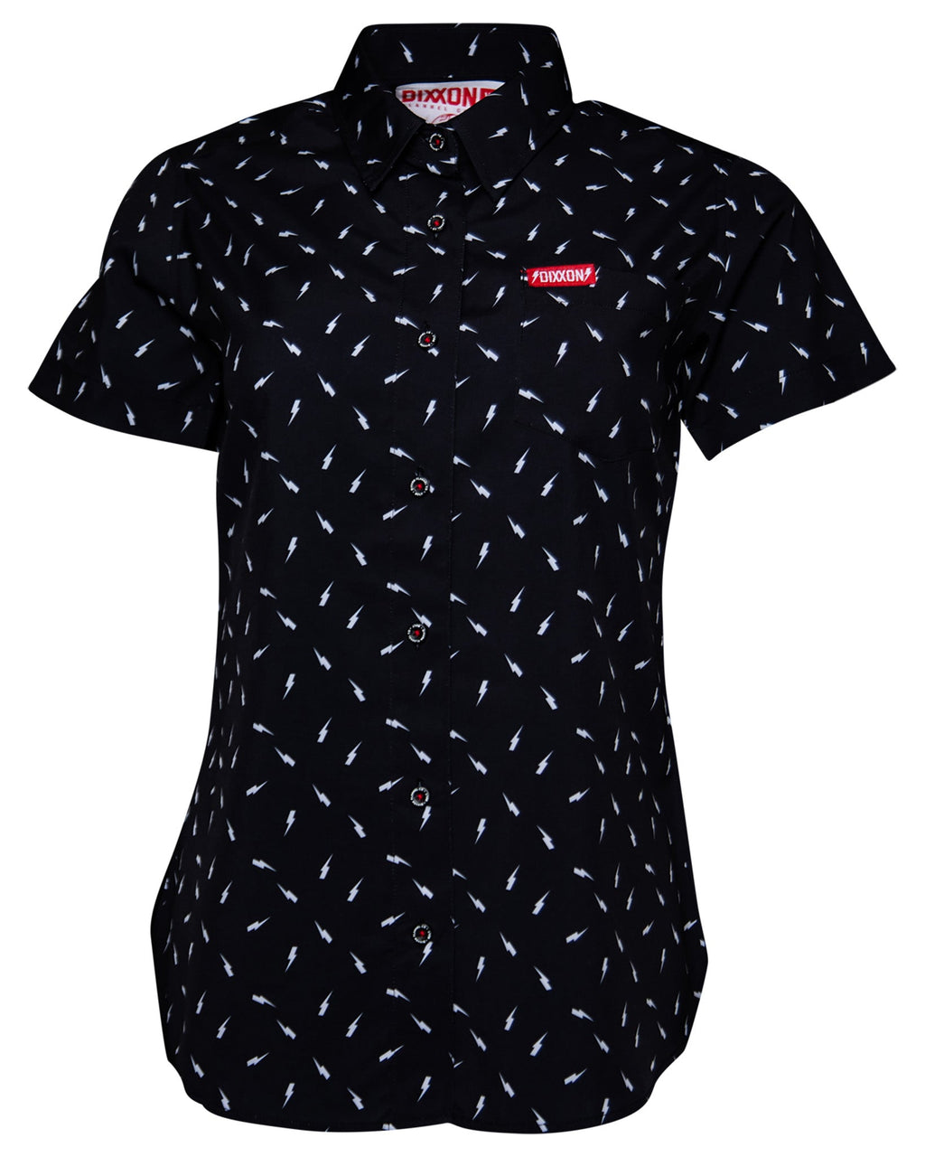 Women's Bolt Party Shirt - Black