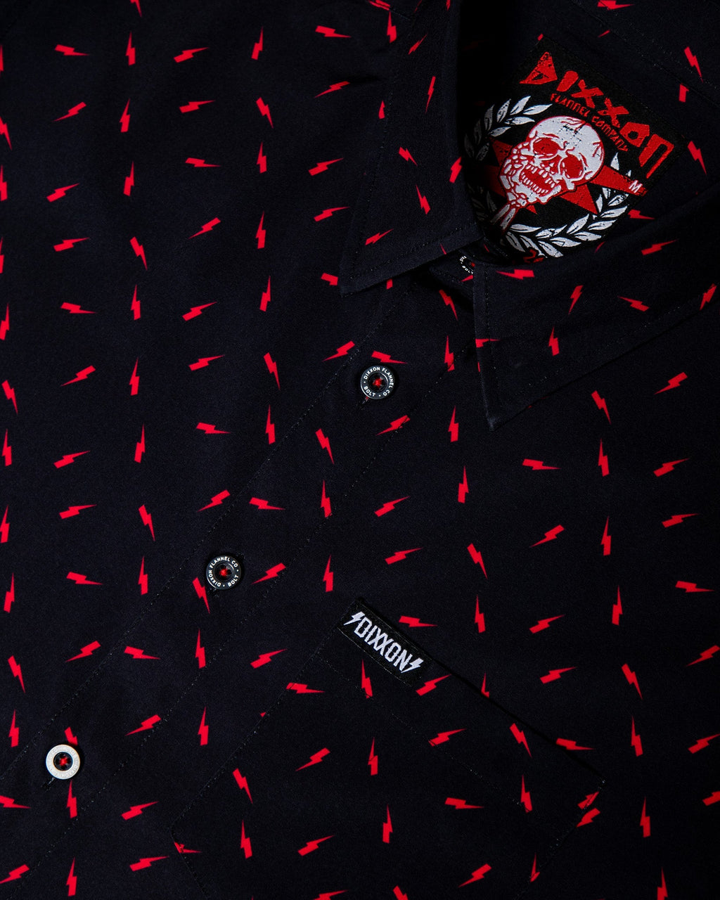 Women's Bolt Party Shirt - Black & Red