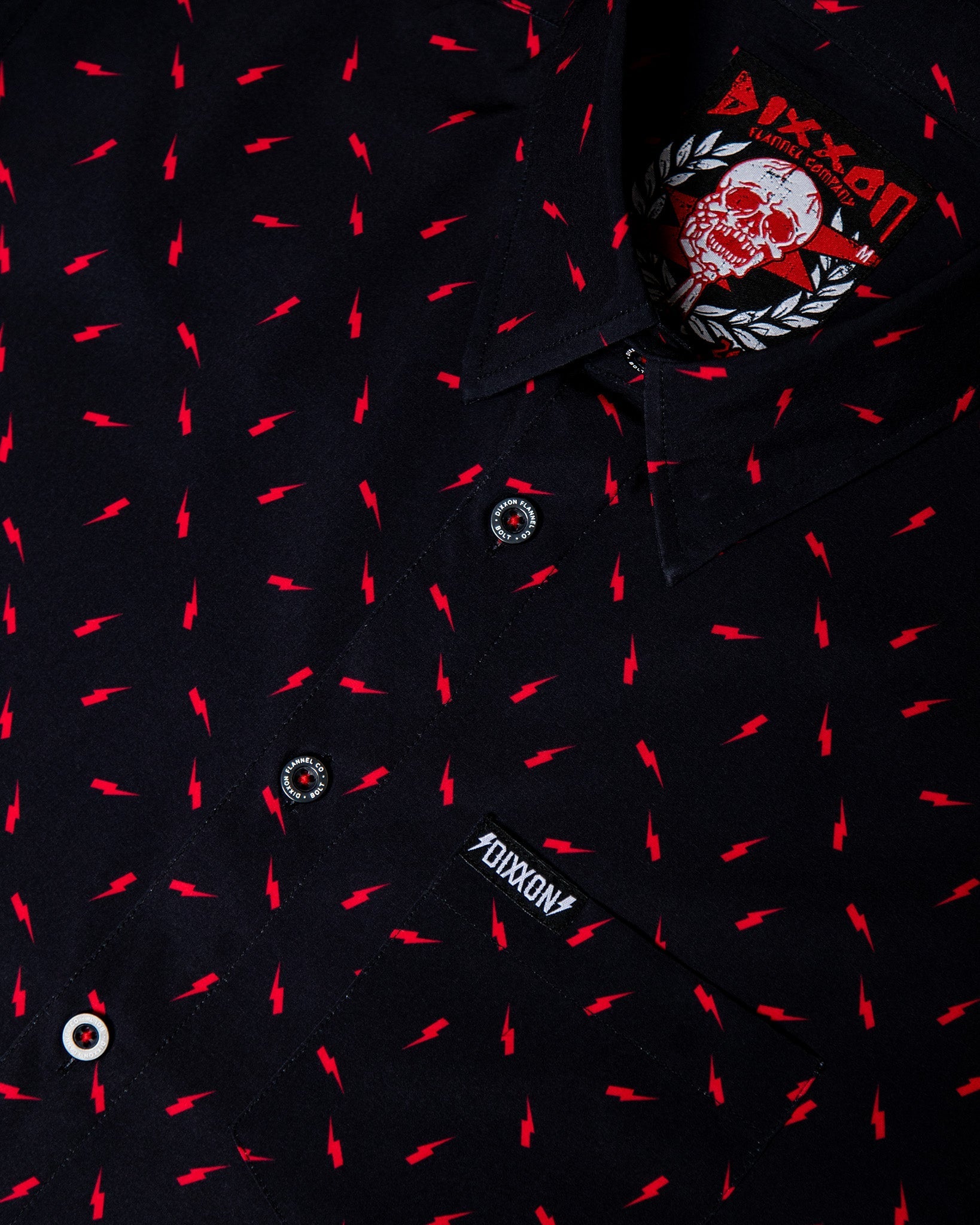 Women's Bolt Party Shirt - Black & Red