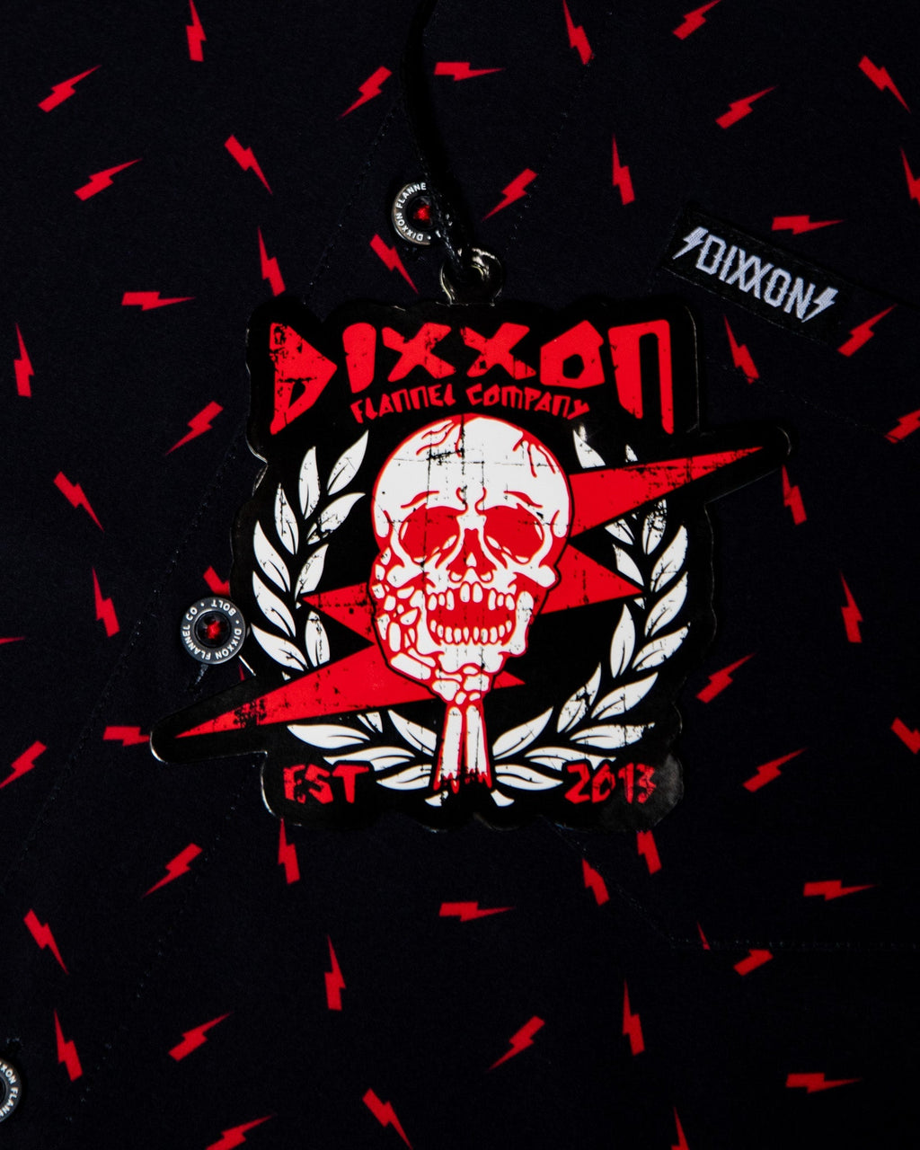 Women's Bolt Party Shirt - Black & Red