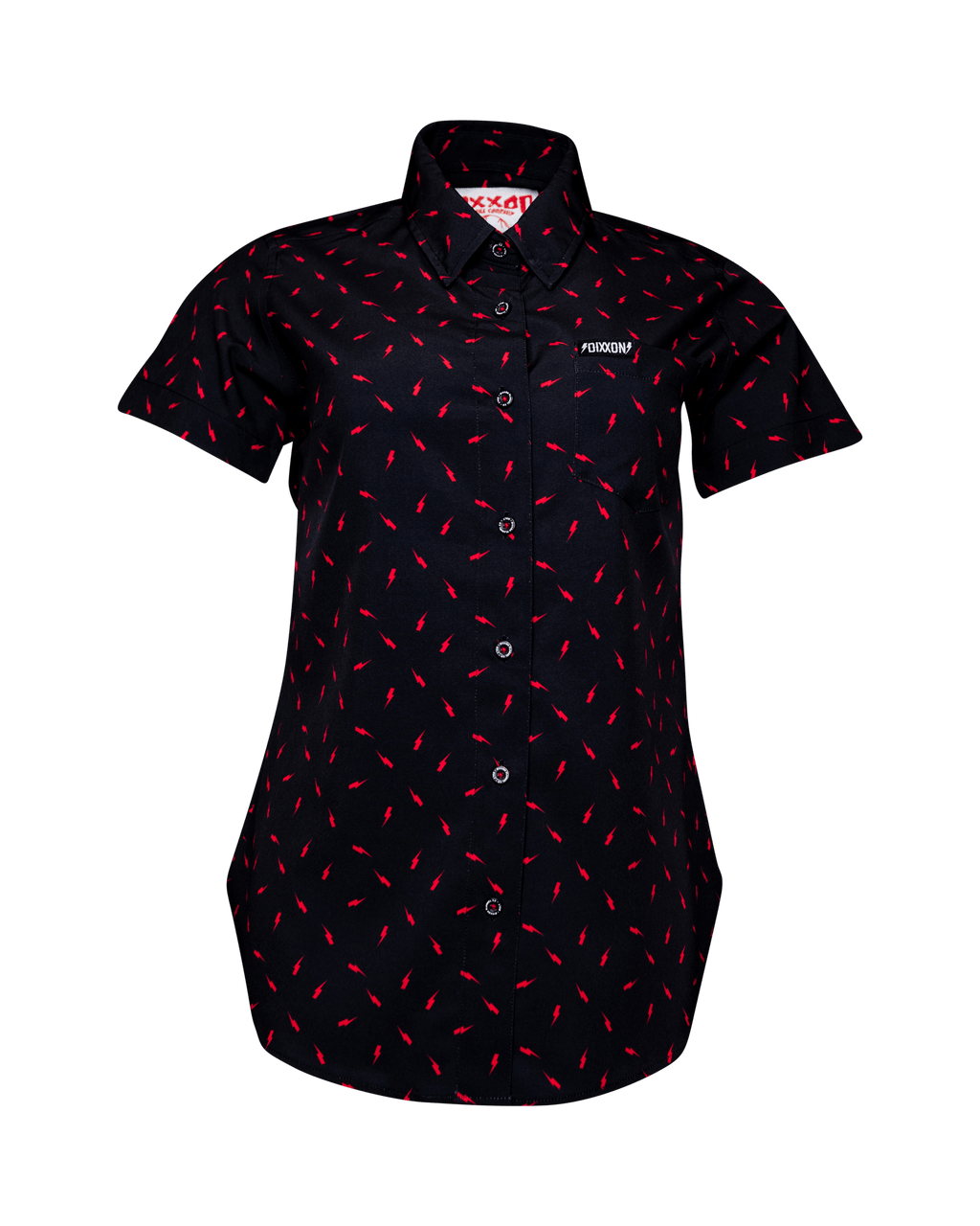 Women's Bolt Party Shirt - Black & Red