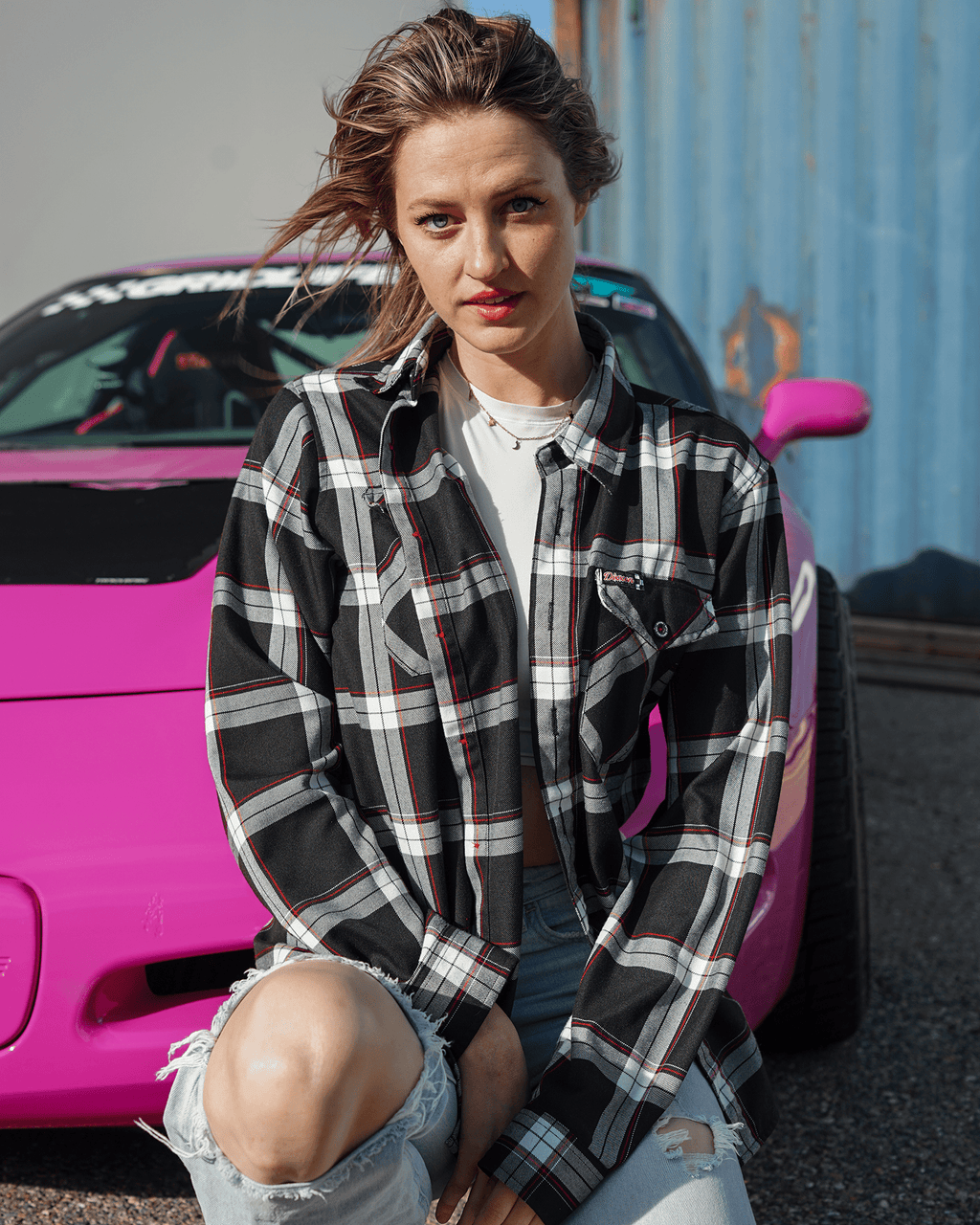Women's Checkered Flag Flannel