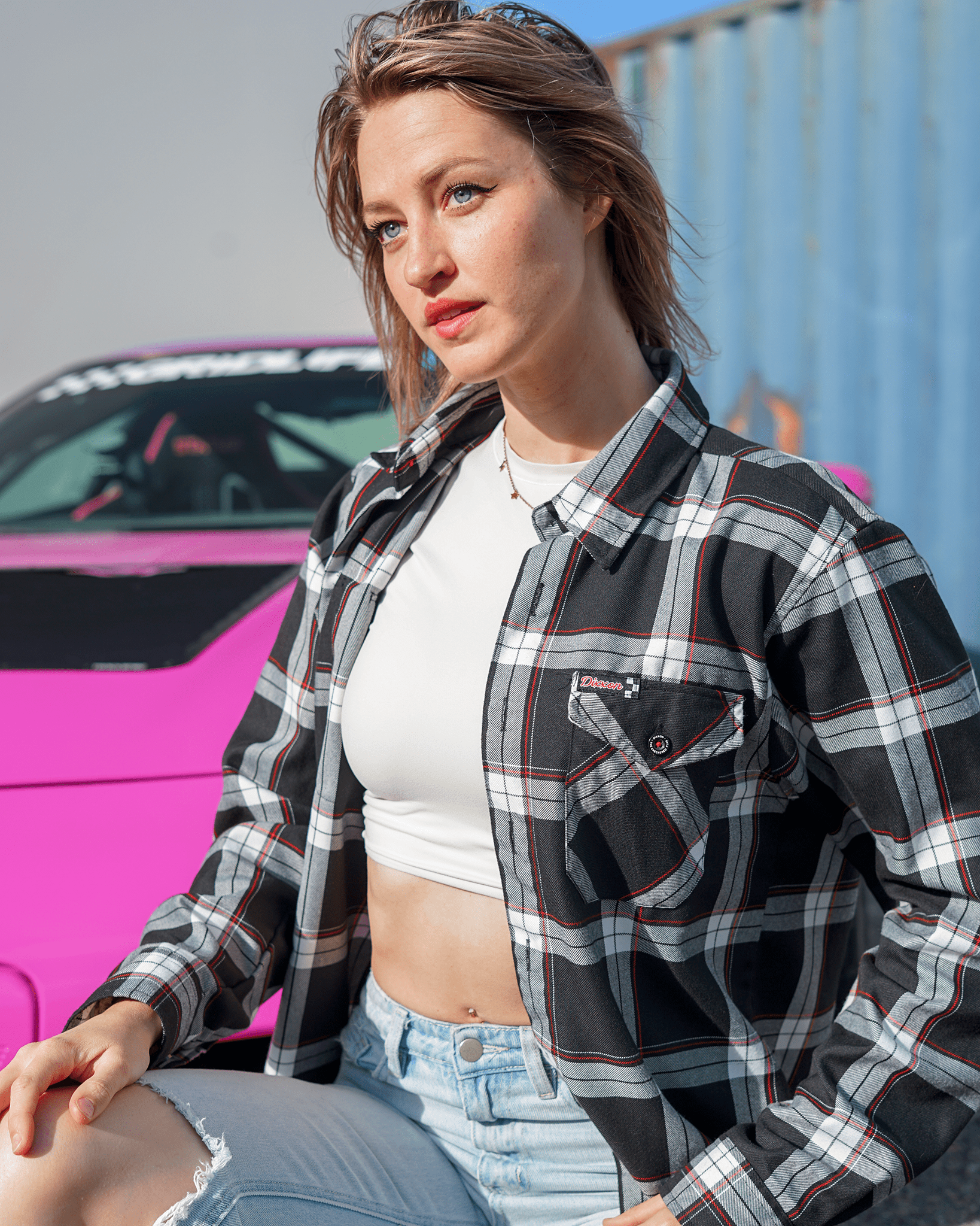 Women's Checkered Flag Flannel