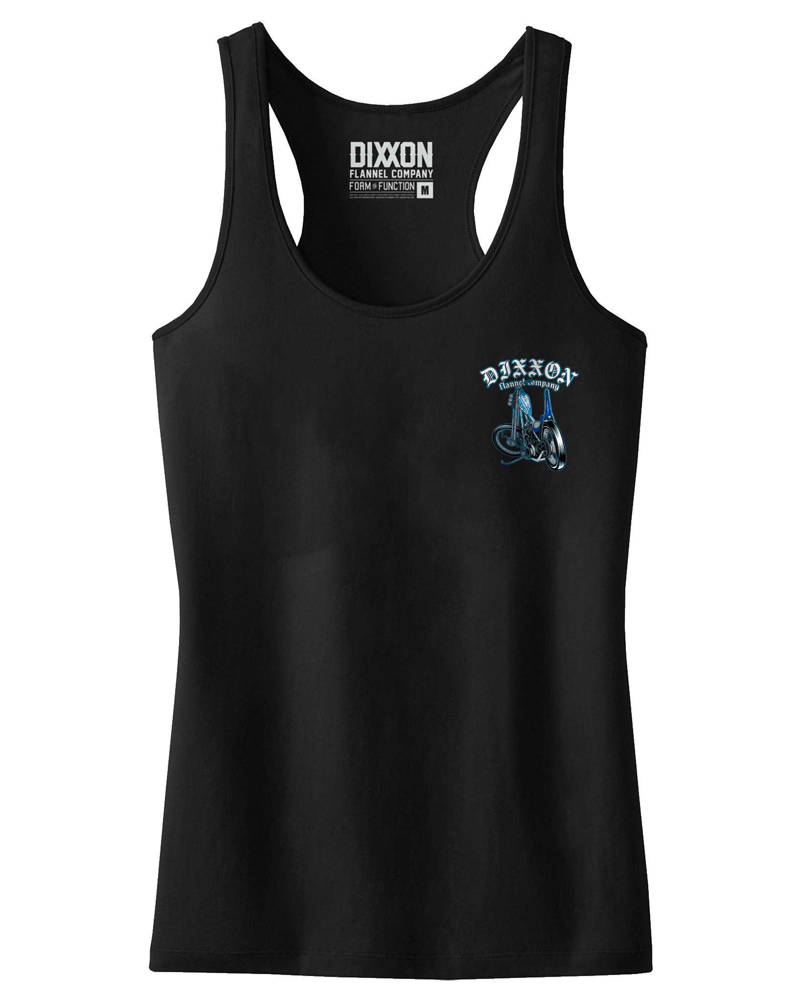 Women's Classic Chopper Fitted Tank - Black