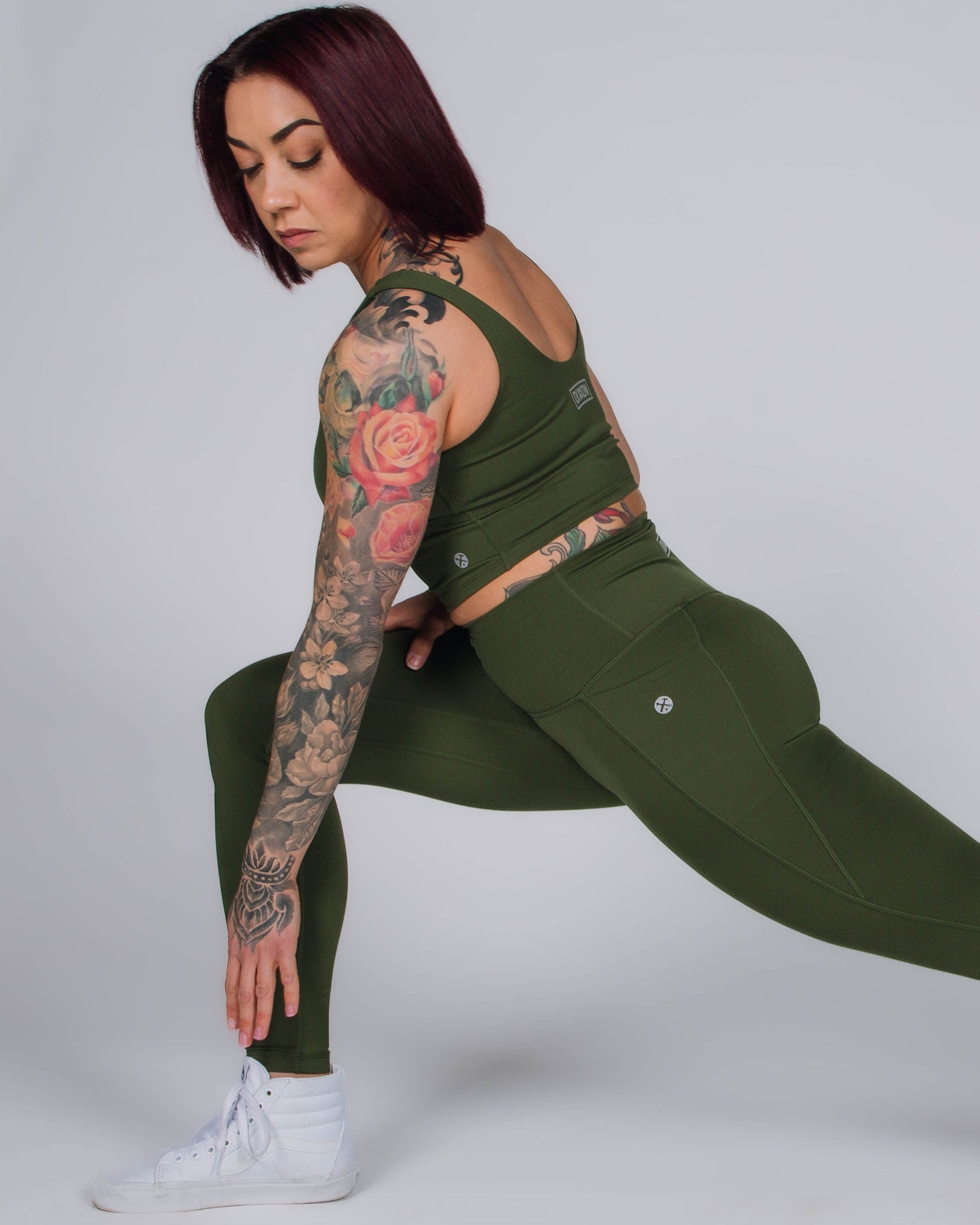 Women's Classic Crop Top - O.D. Green