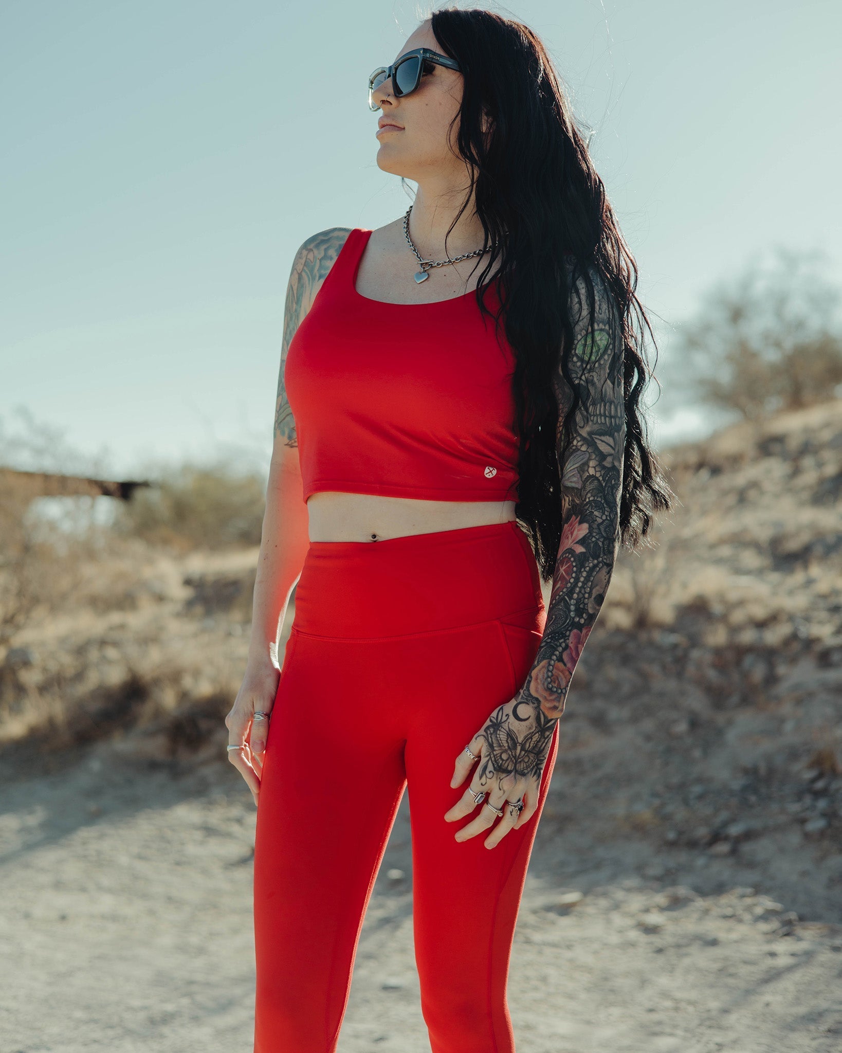 Women's Classic Leggings - Red