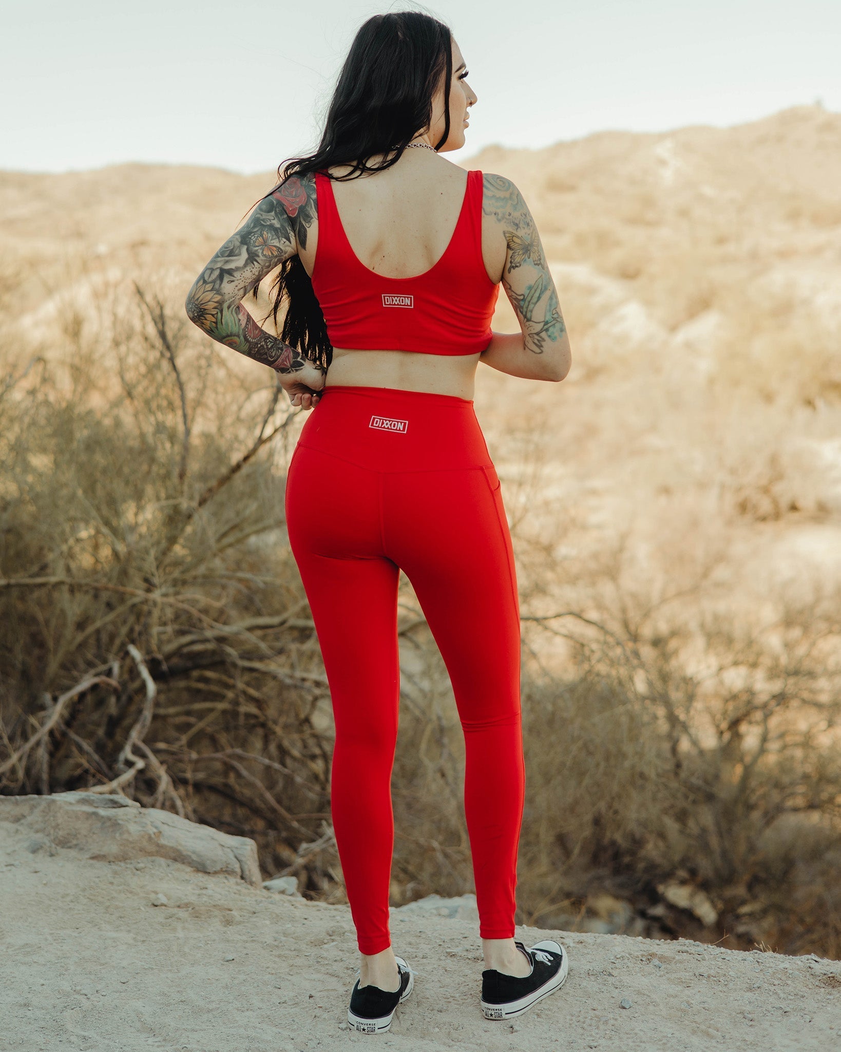 Women's Classic Leggings - Red