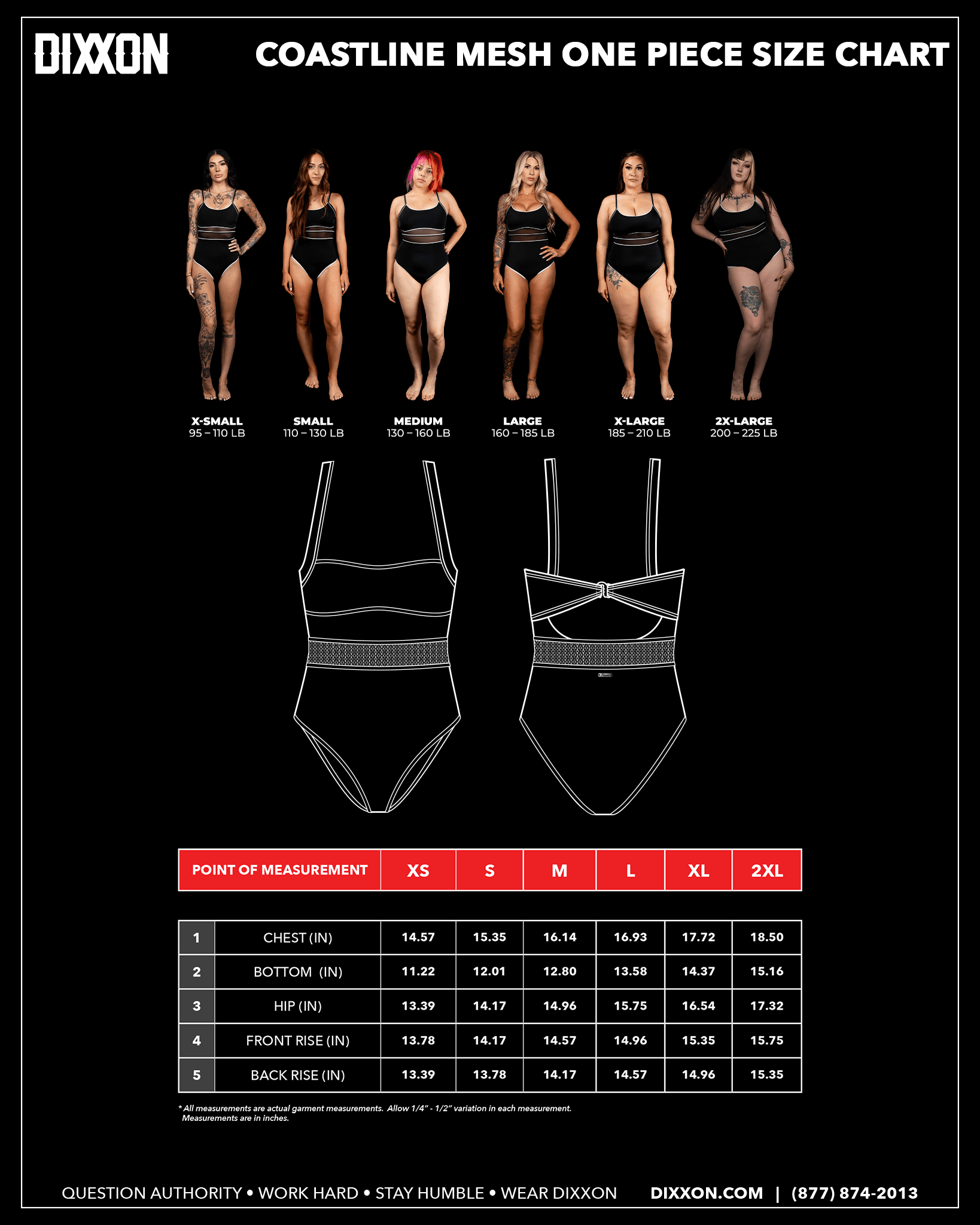 Women's Coastline Mesh One Piece Swimsuit - Black & White