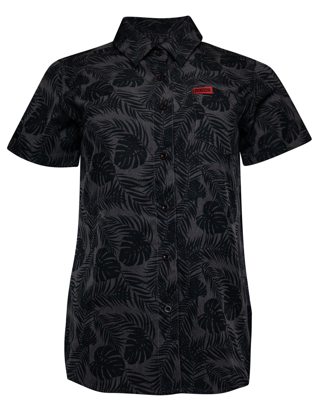 Women's Corcovado Camo Party Shirt - Black & Gray