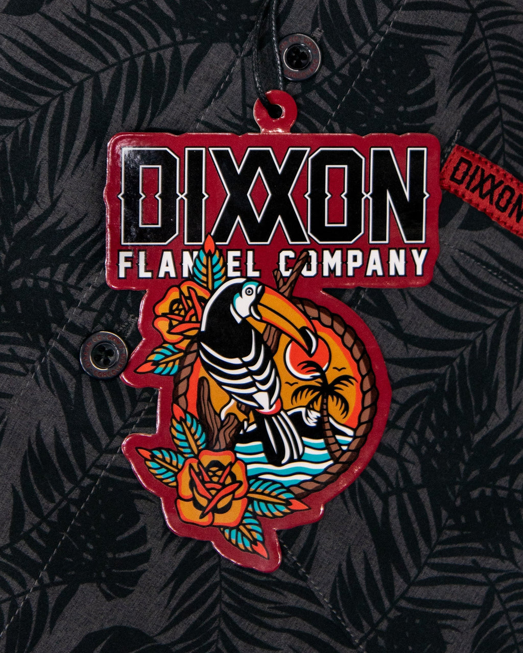 Women's Corcovado Camo Party Shirt - Black & Gray