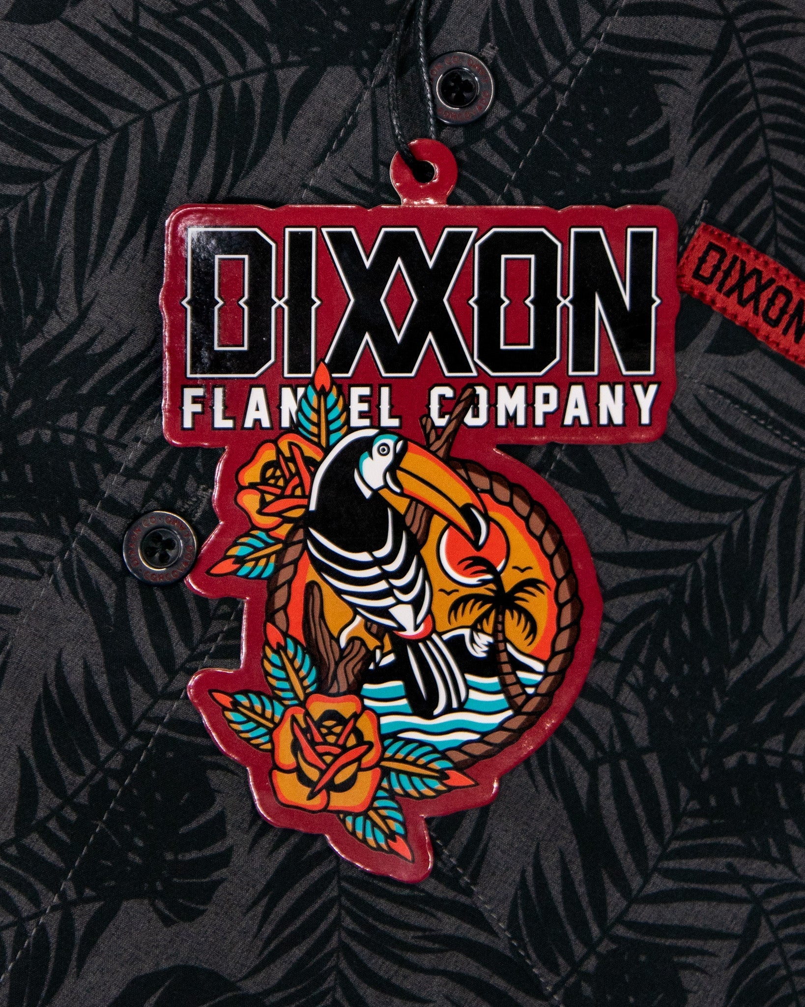 Women's Corcovado Camo Party Shirt - Black & Gray