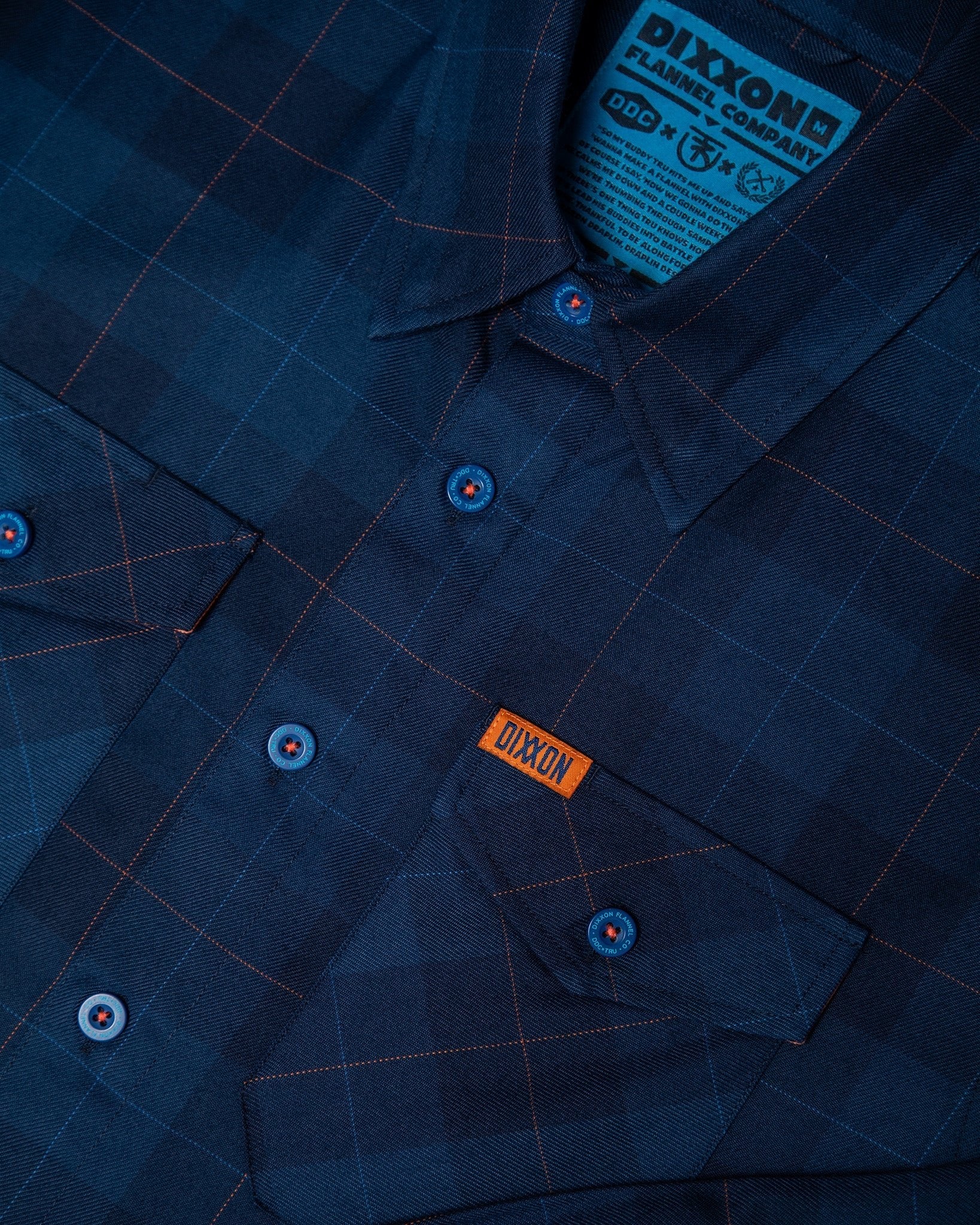 Women's DDC + TRU (Draplin) Flannel - Never-Ending Navy