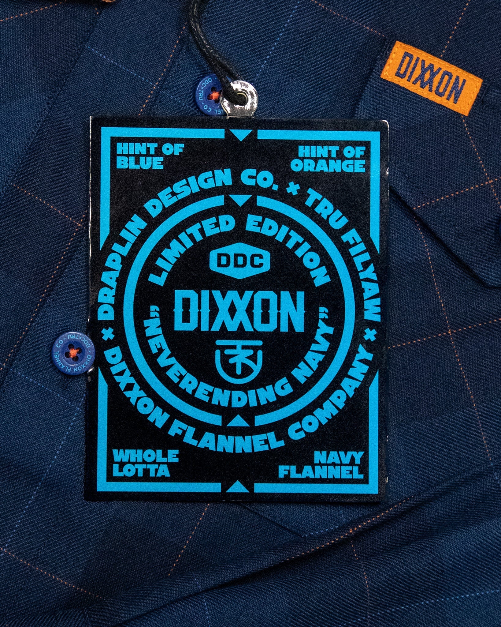 Women's DDC + TRU (Draplin) Flannel - Never-Ending Navy