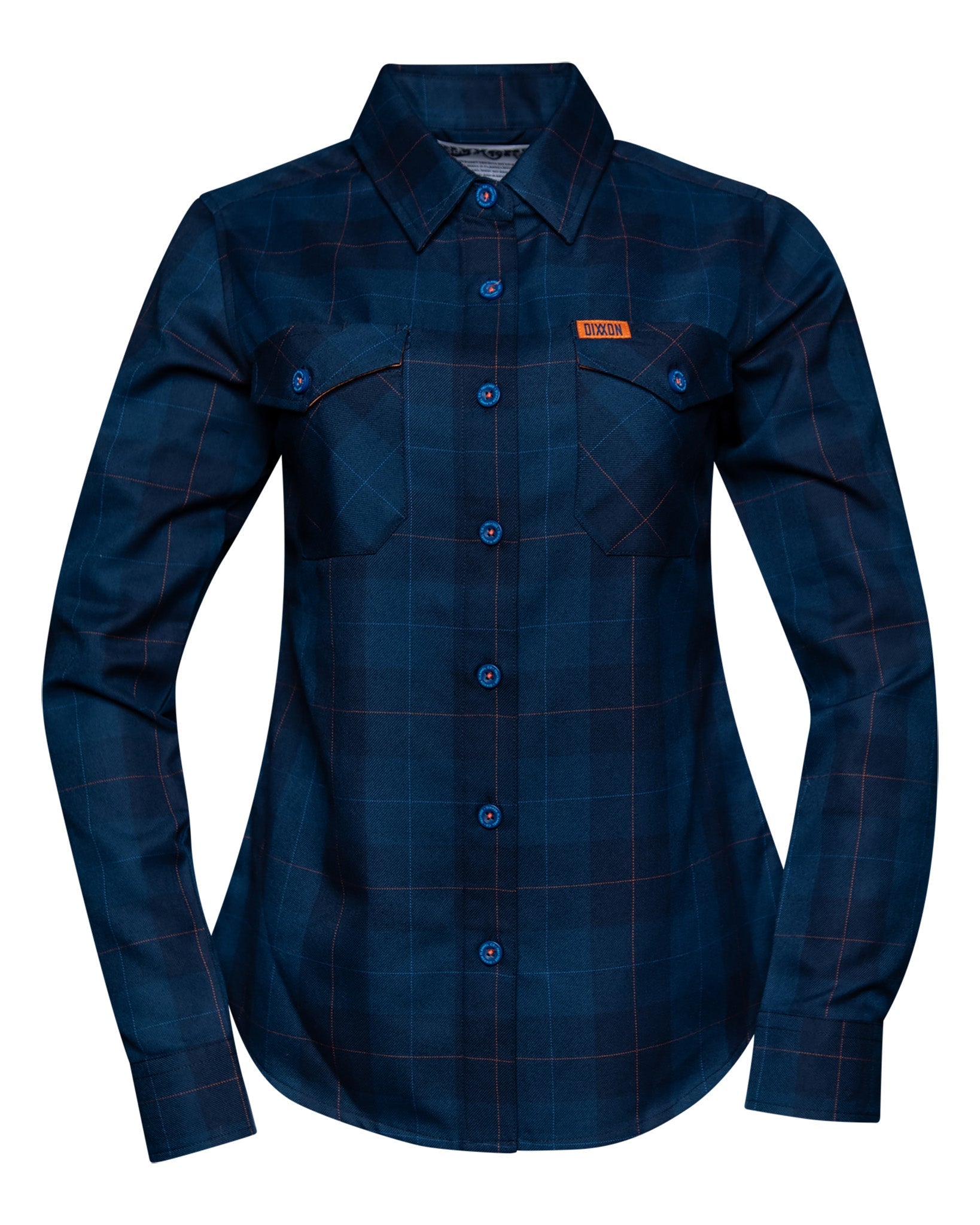 Women's DDC + TRU (Draplin) Flannel - Never-Ending Navy