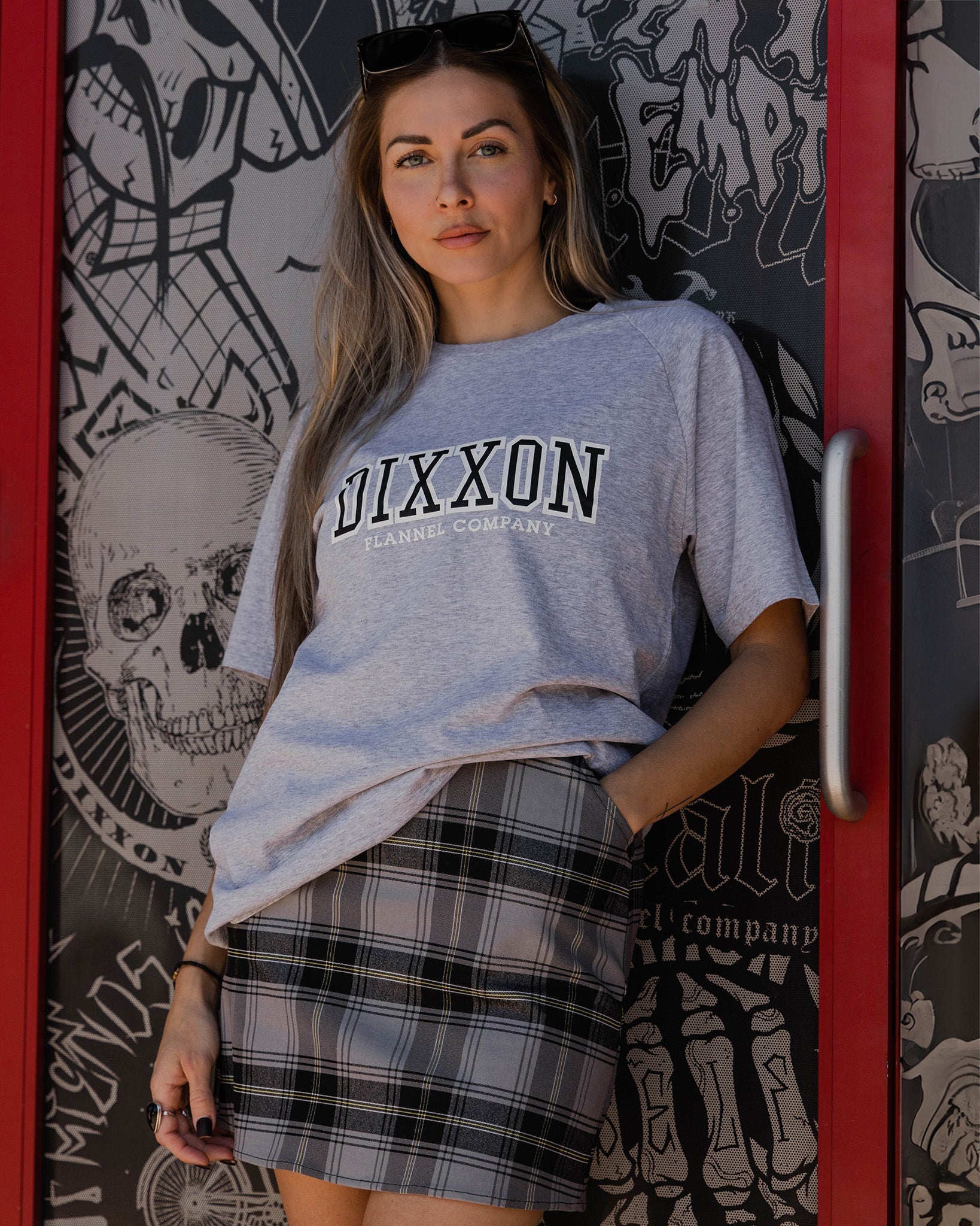 Women's DFCO Acid Wash T-Shirt - Gray