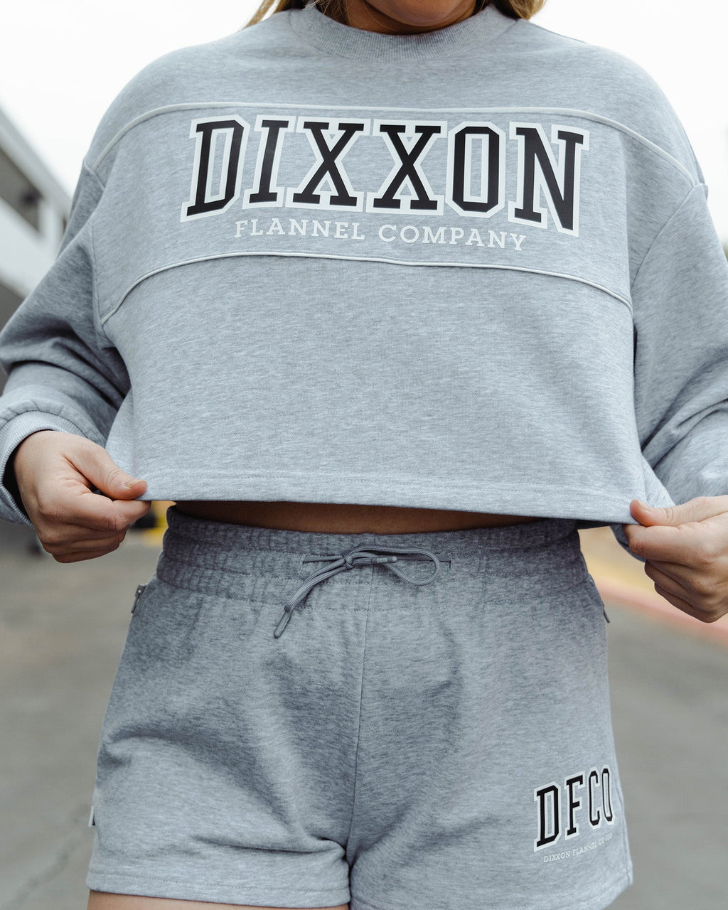 Women's DFCO Sweat Shorts - Heather Gray