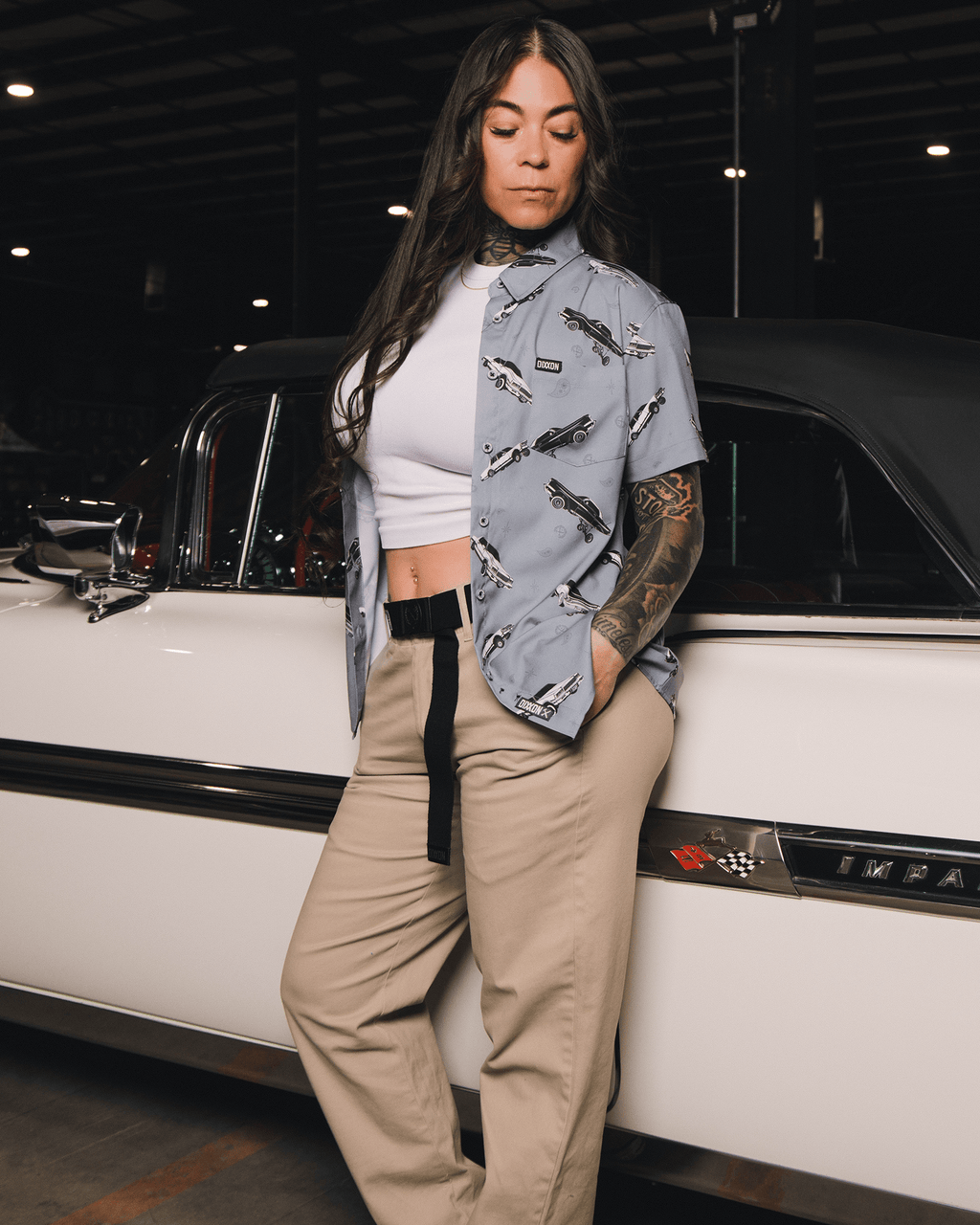 Women's Dippin' Party Shirt - Gray