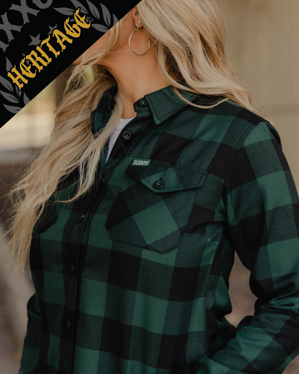 Women's Evergreen Heritage Flannel
