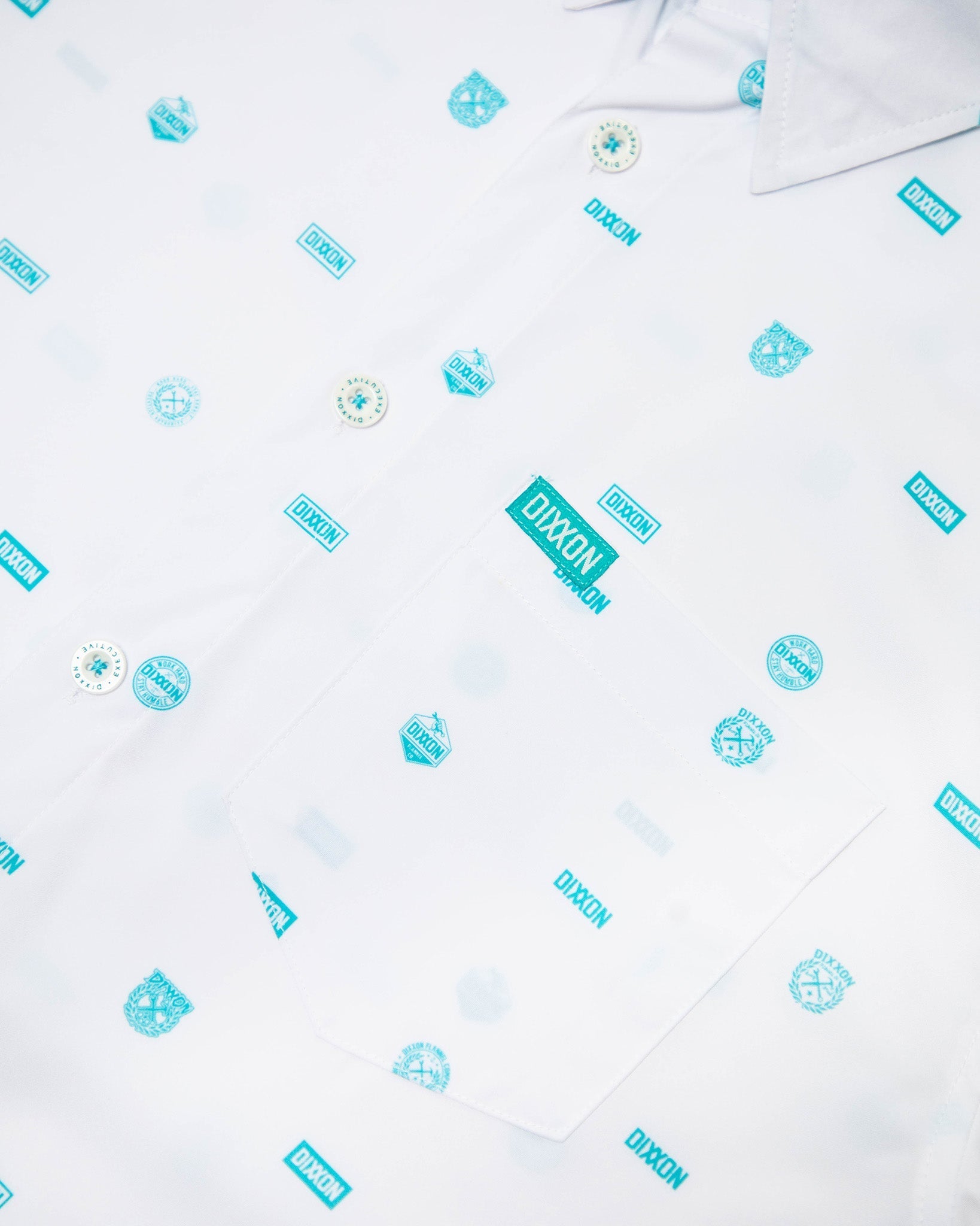 Women's Executive Party Shirt - White & Tiffany