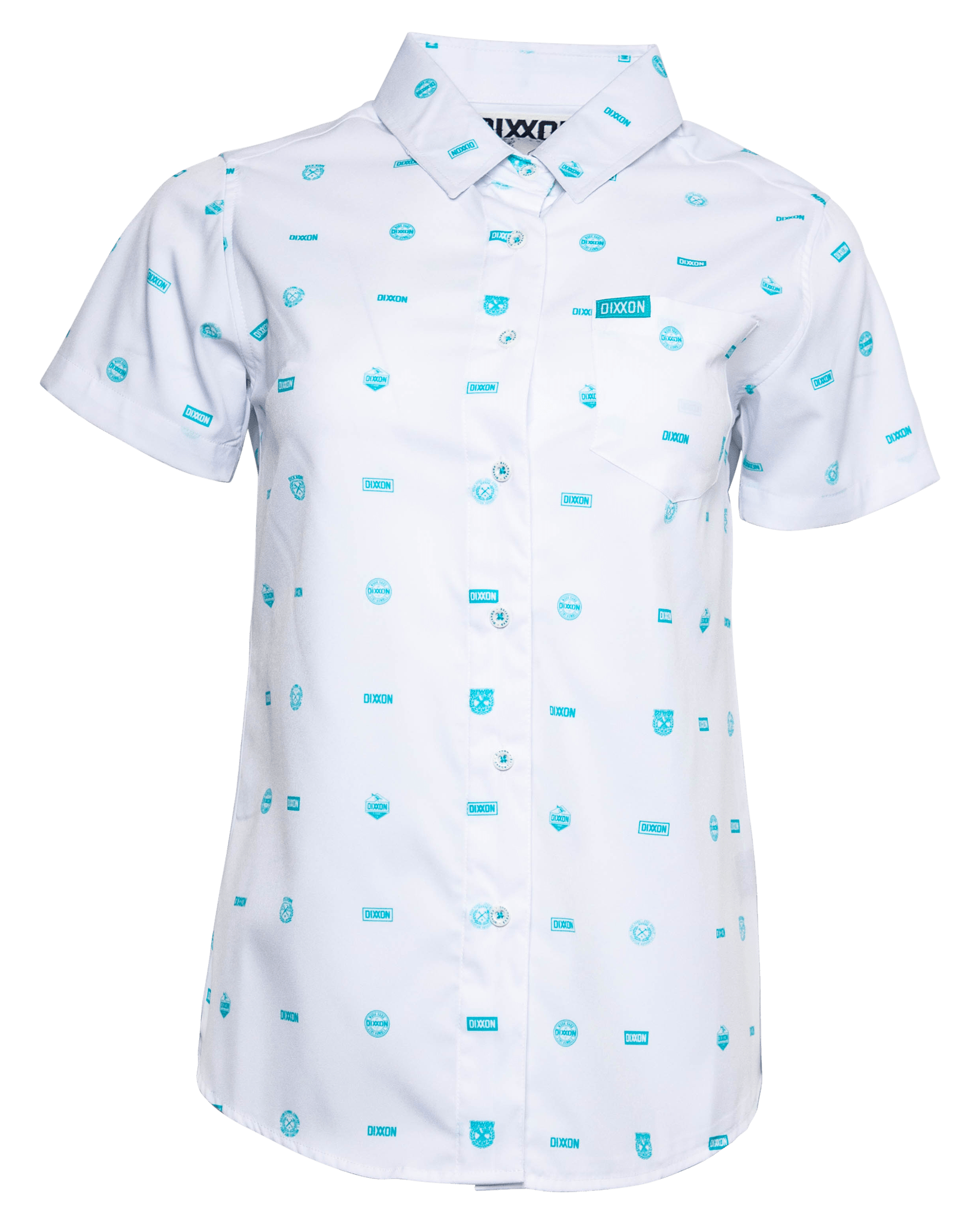 Women's Executive Party Shirt - White & Tiffany