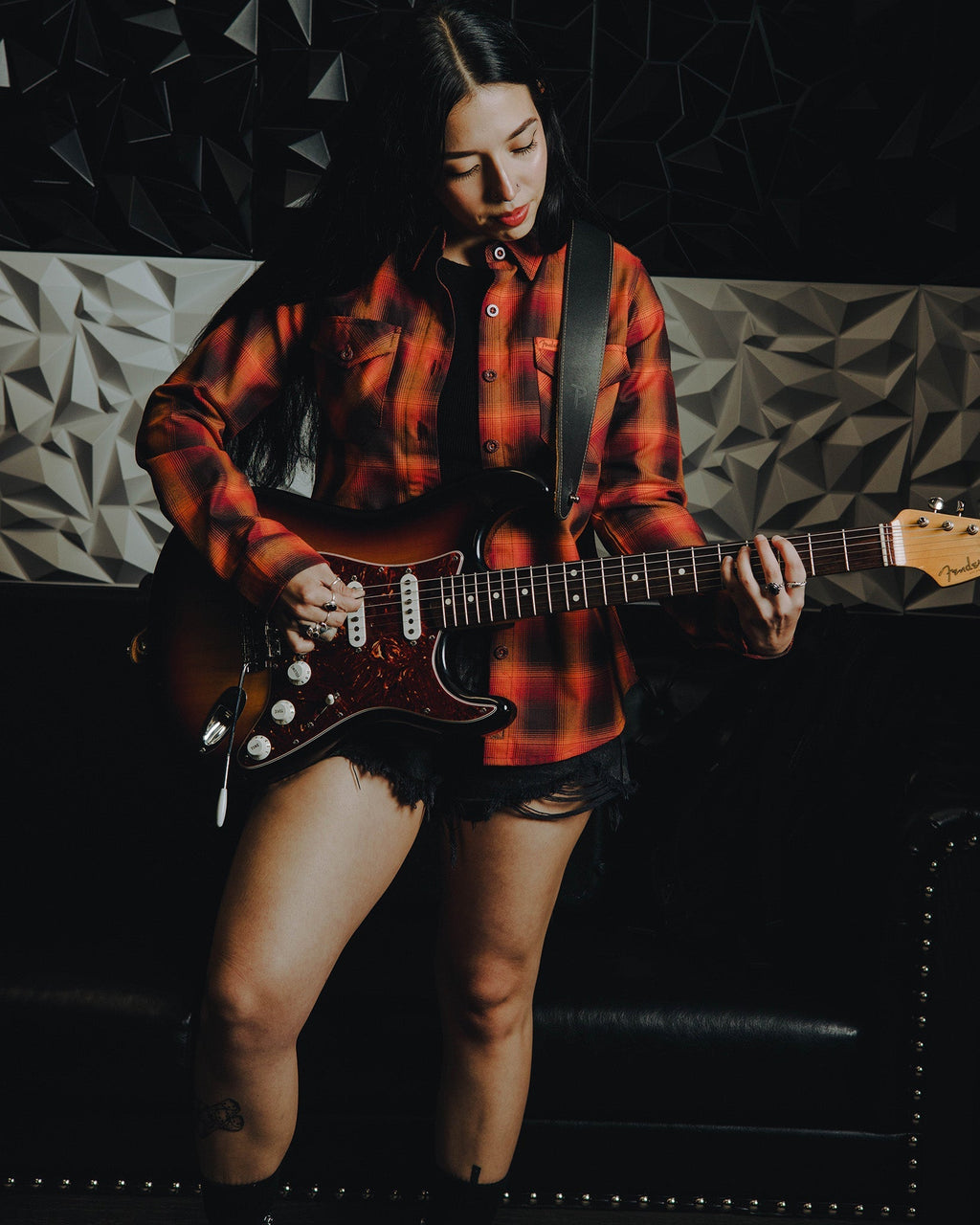 Women's Fender "Stratocaster" Flannel