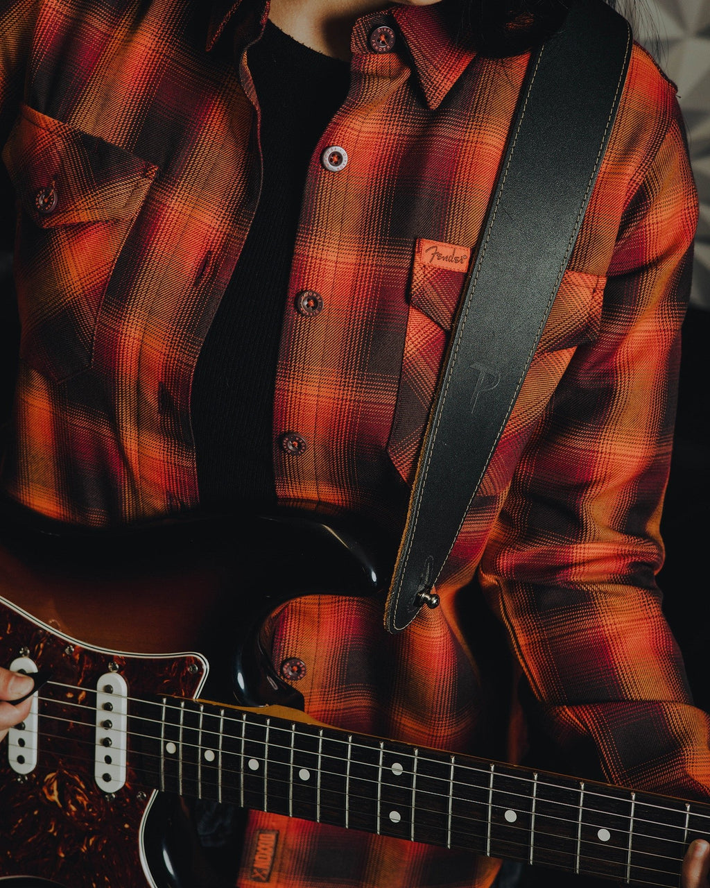 Women's Fender "Stratocaster" Flannel