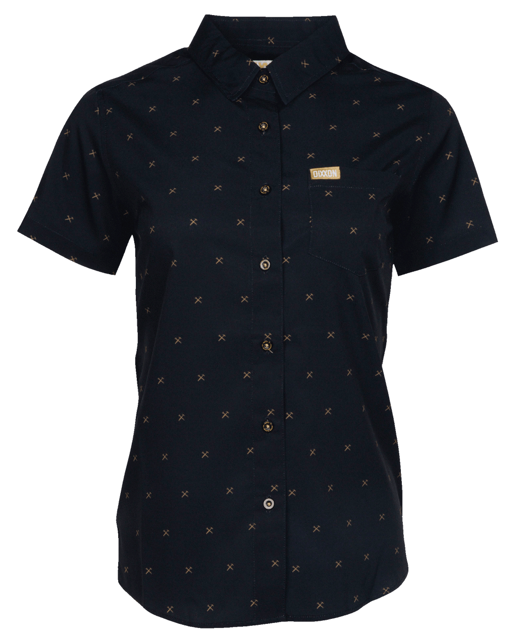 Women's Finney Party Shirt - Black & Gold