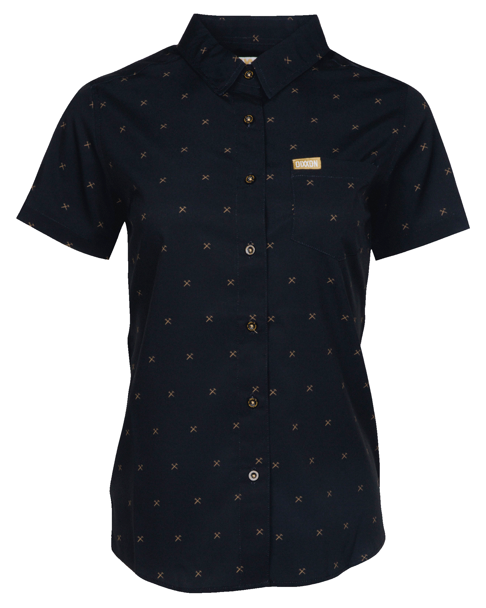 Women's Finney Party Shirt - Black & Gold