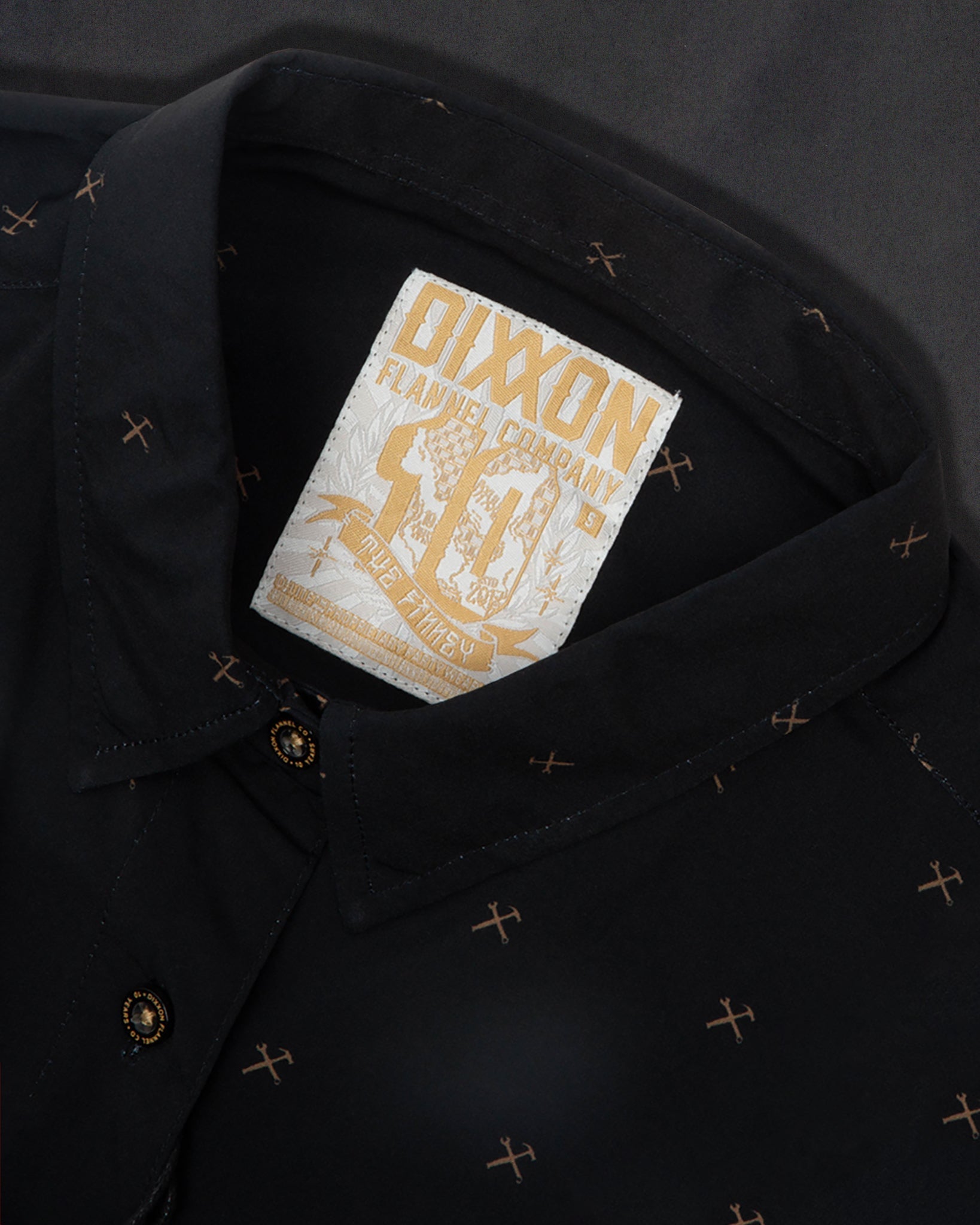 Women's Finney Party Shirt - Black & Gold