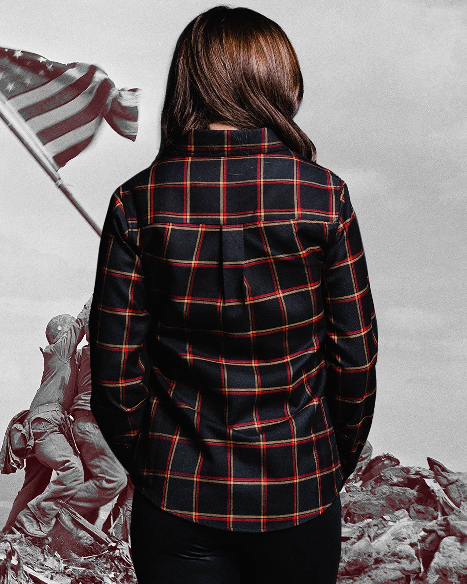 Women's First to Fight Flannel