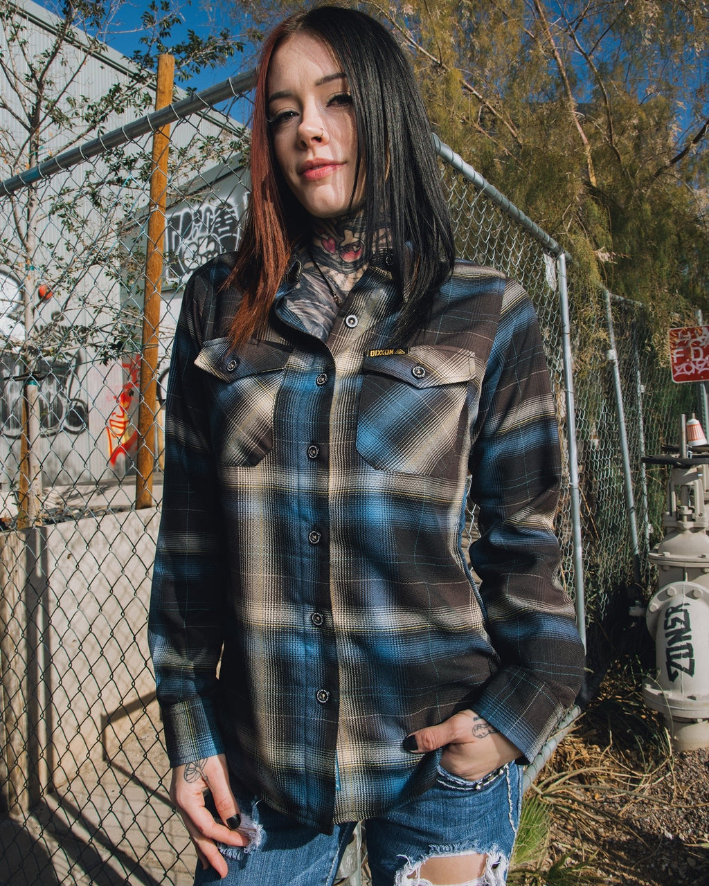 Women's Fit for an Autopsy Flannel