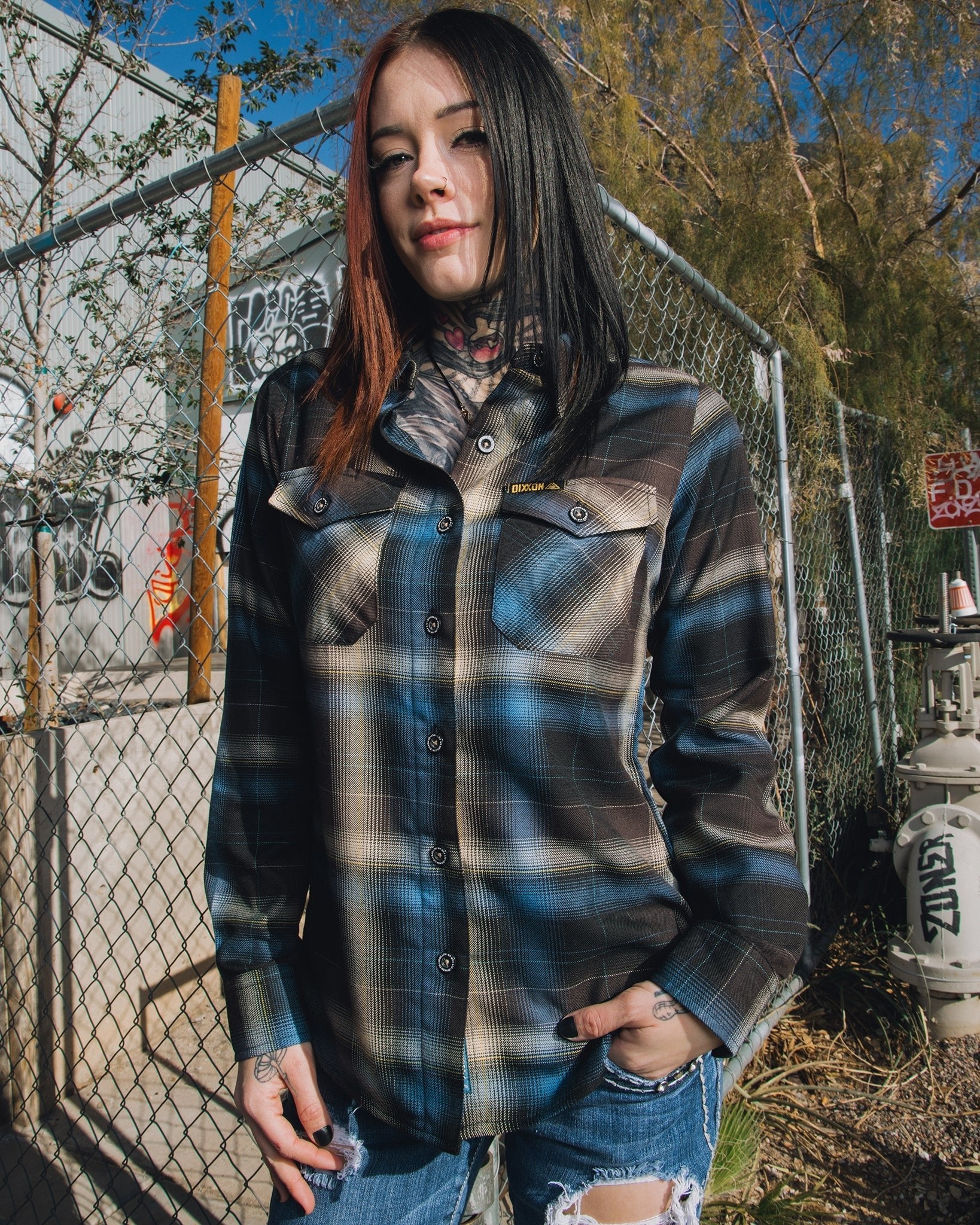 Women's Fit for an Autopsy Flannel