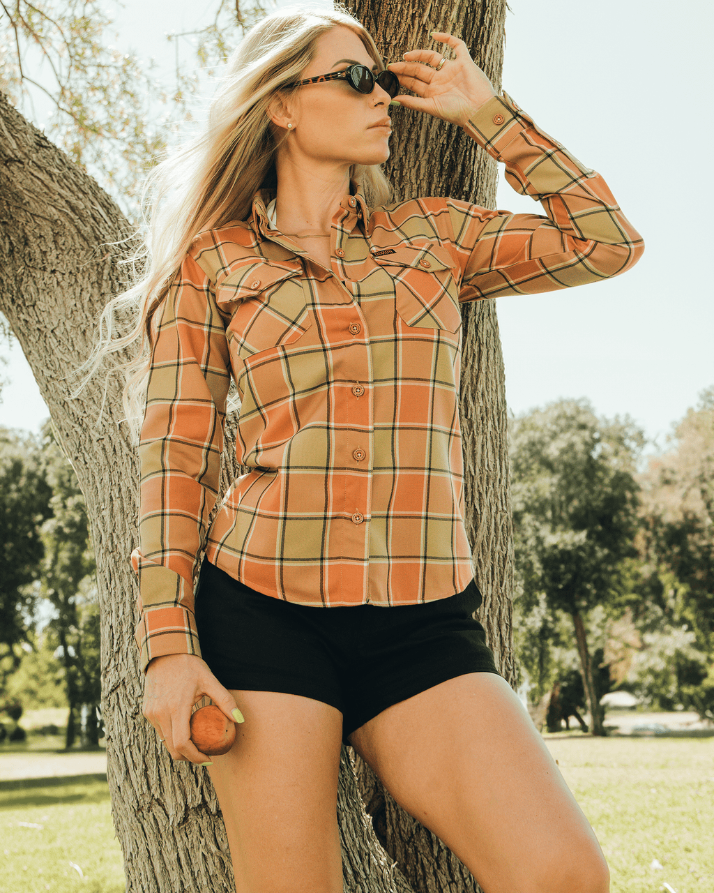 Women's Georgia Peach Flannel