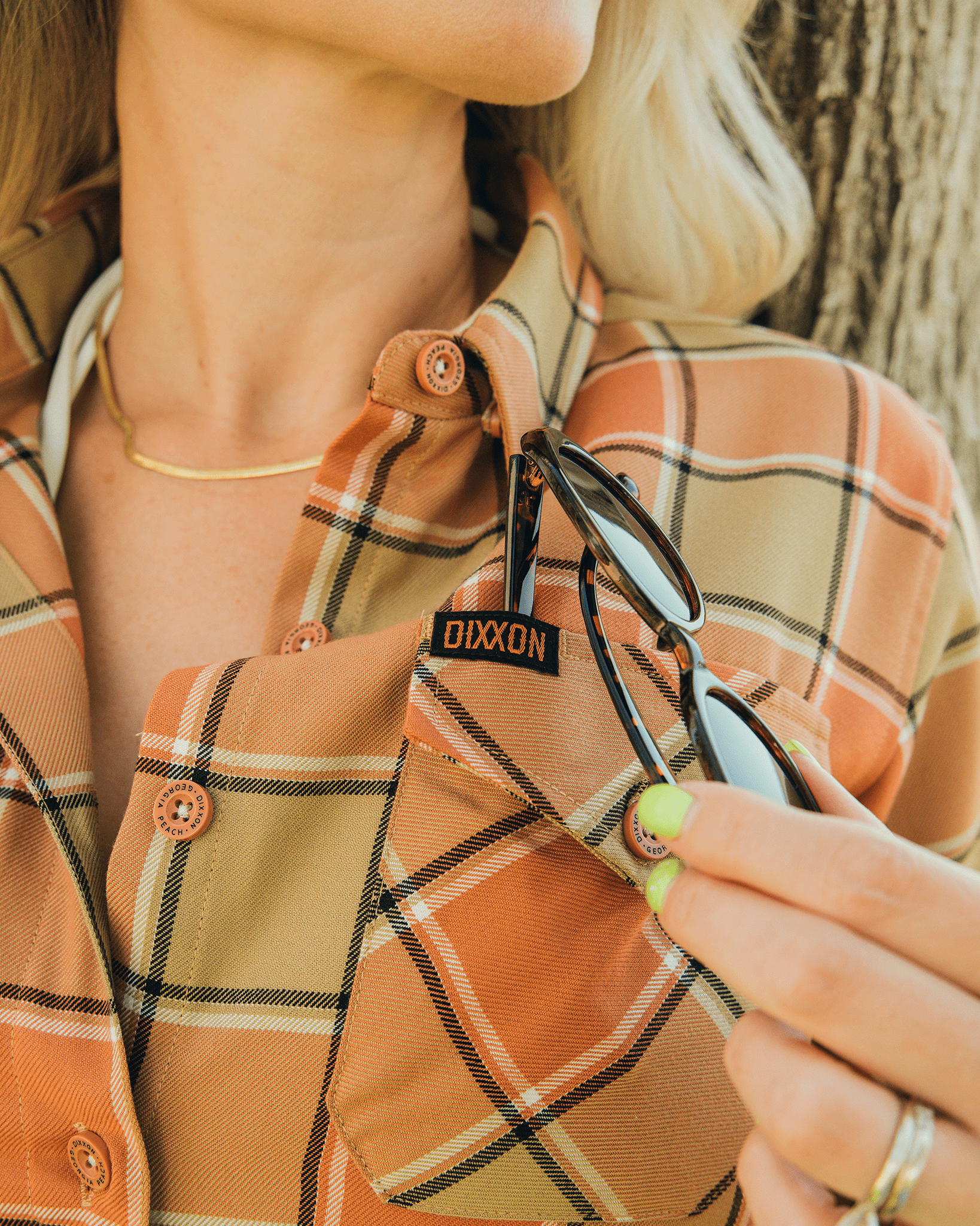 Women's Georgia Peach Flannel