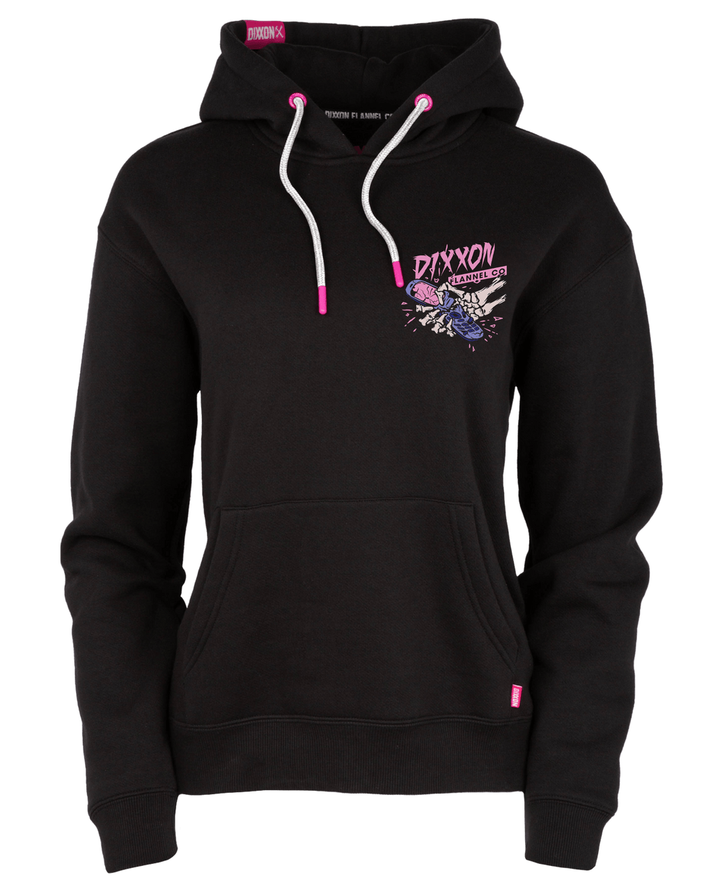 Women's Get Off Your Phone Pullover Hoodie - Black