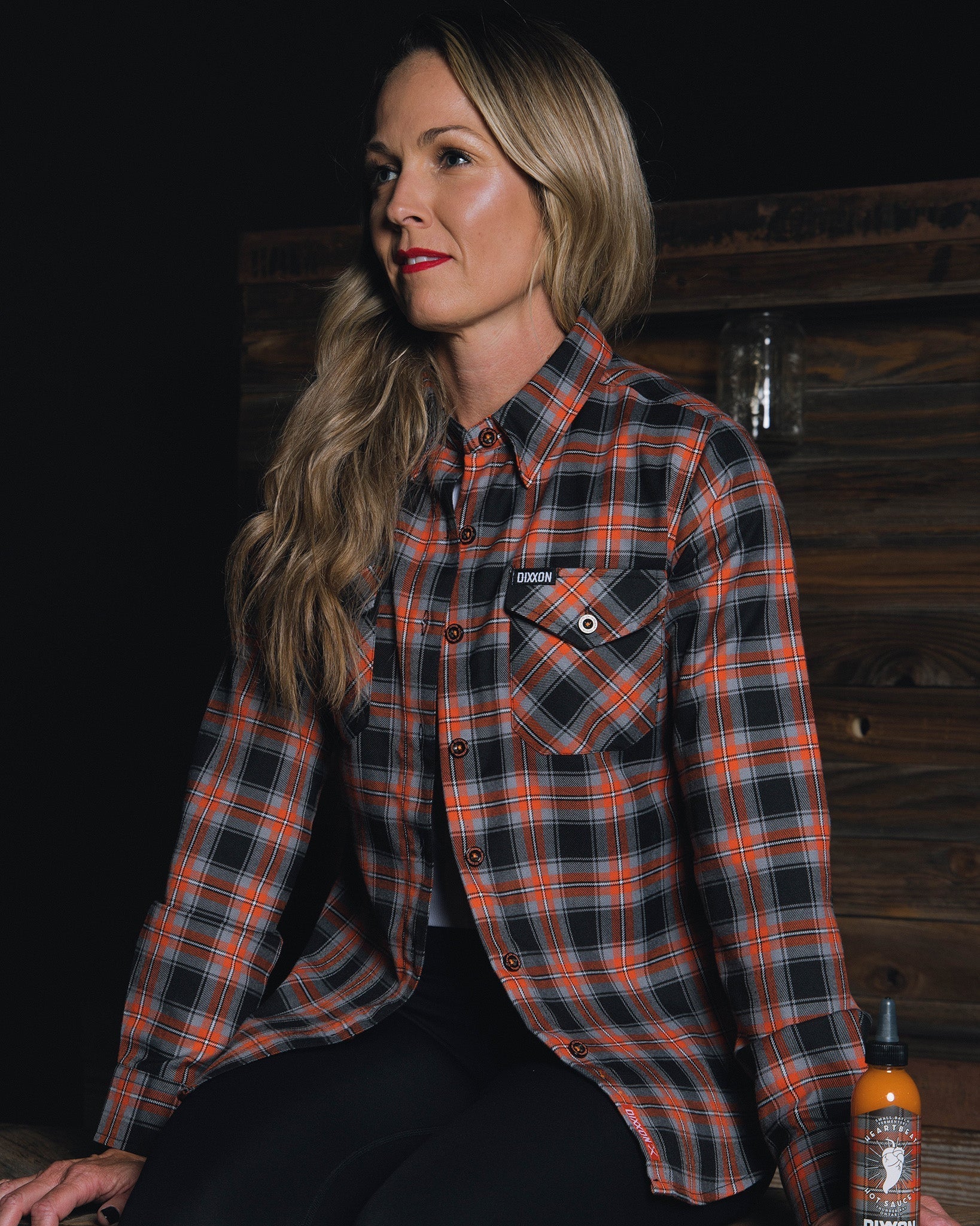 Women's Heartbeat Hot Sauce Flannel