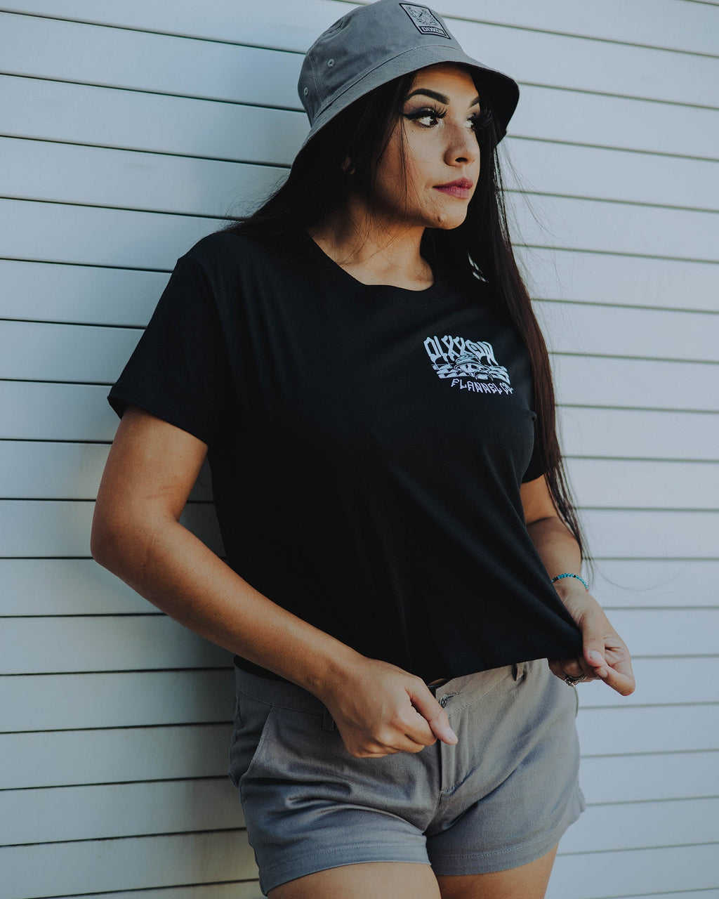 Women's Hector Crop Top - Black