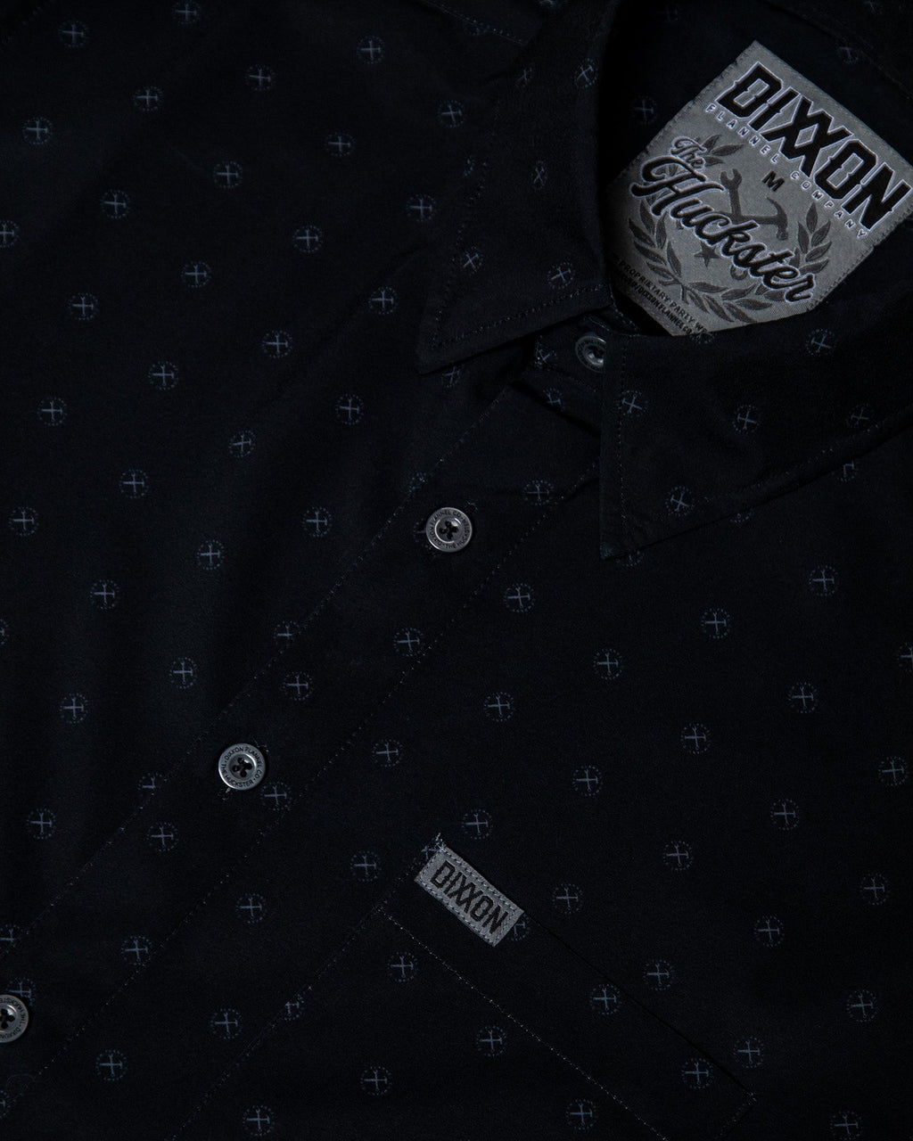 Women's Huckster Party Shirt - Black & Gray