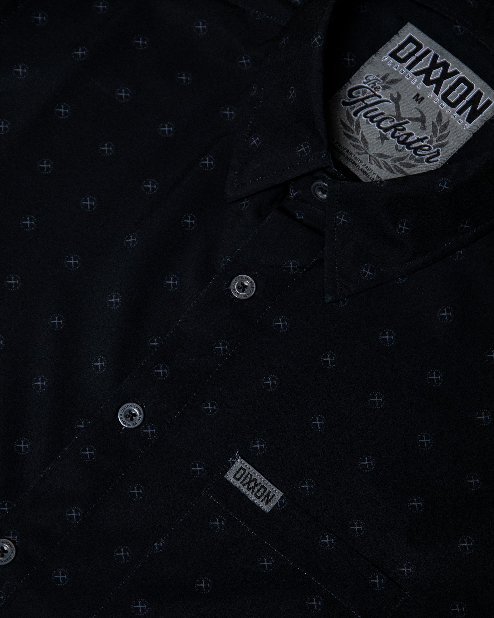 Women's Huckster Party Shirt - Black & Gray