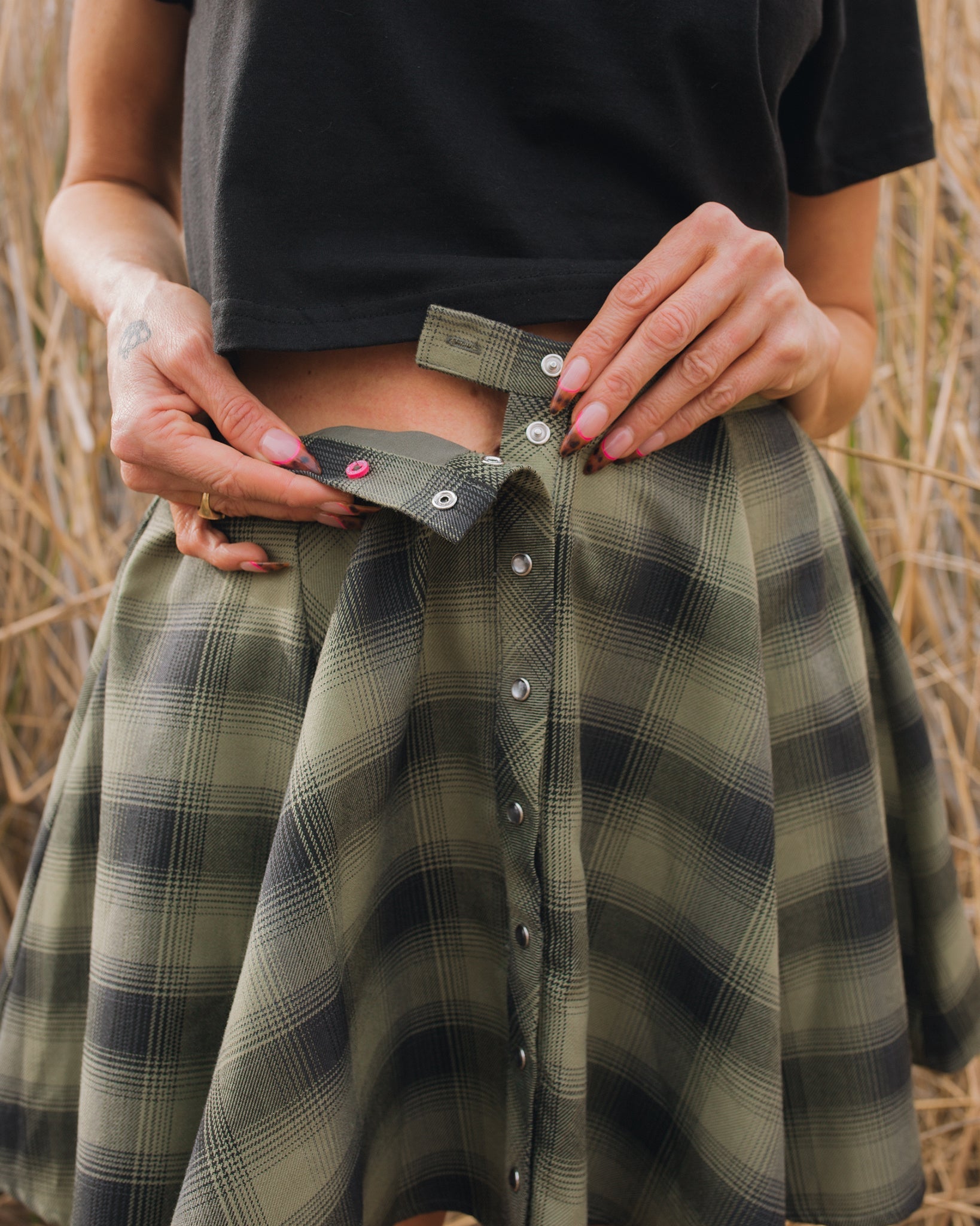 Women's Huntress Flannel Circle Skirt