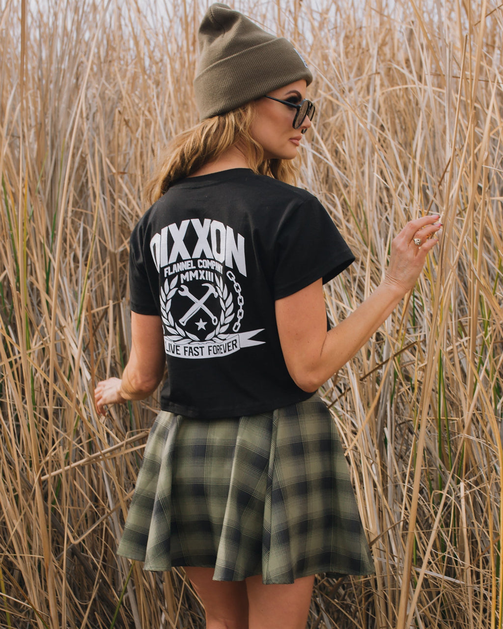 Women's Huntress Flannel Circle Skirt