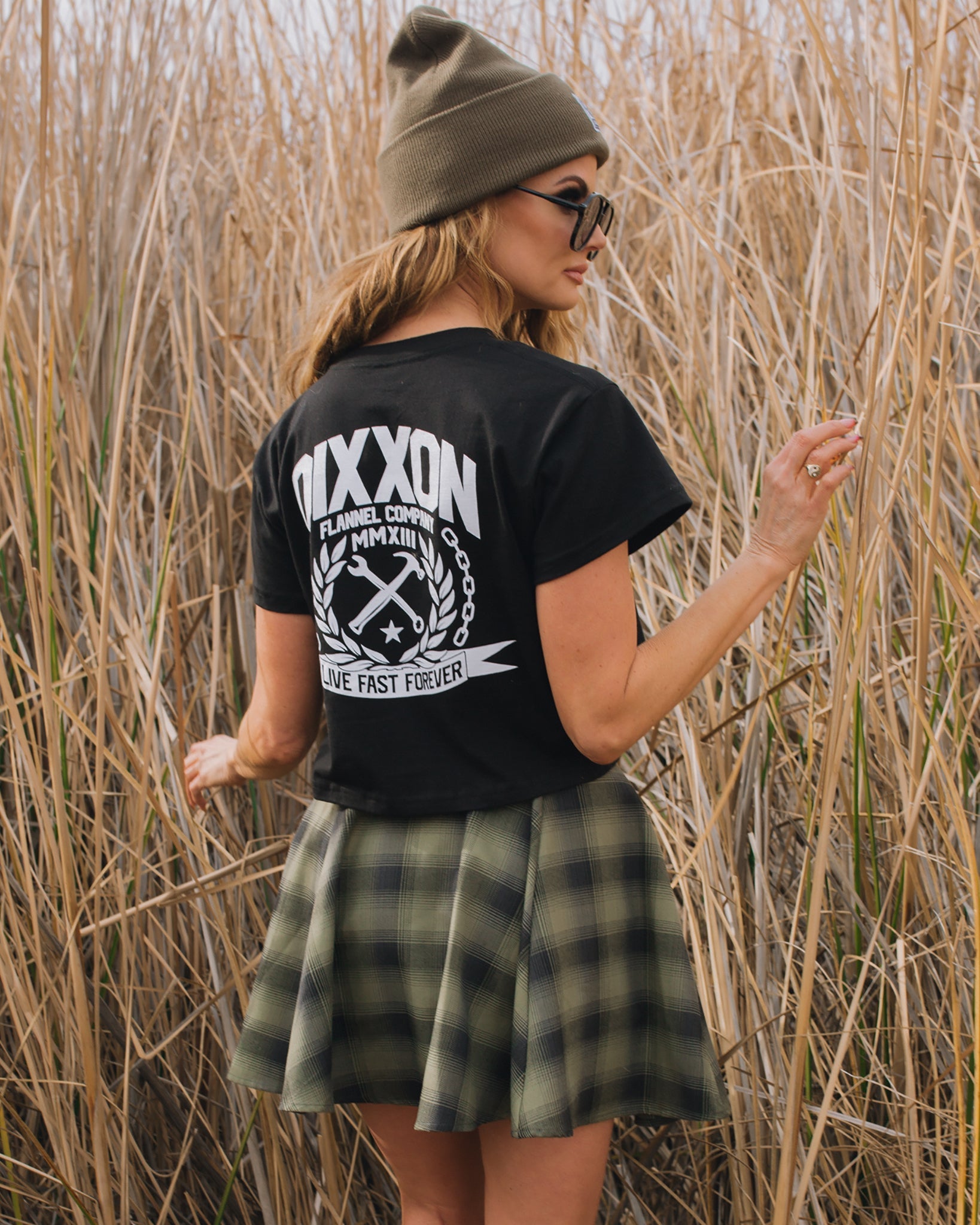 Women's Huntress Flannel Circle Skirt