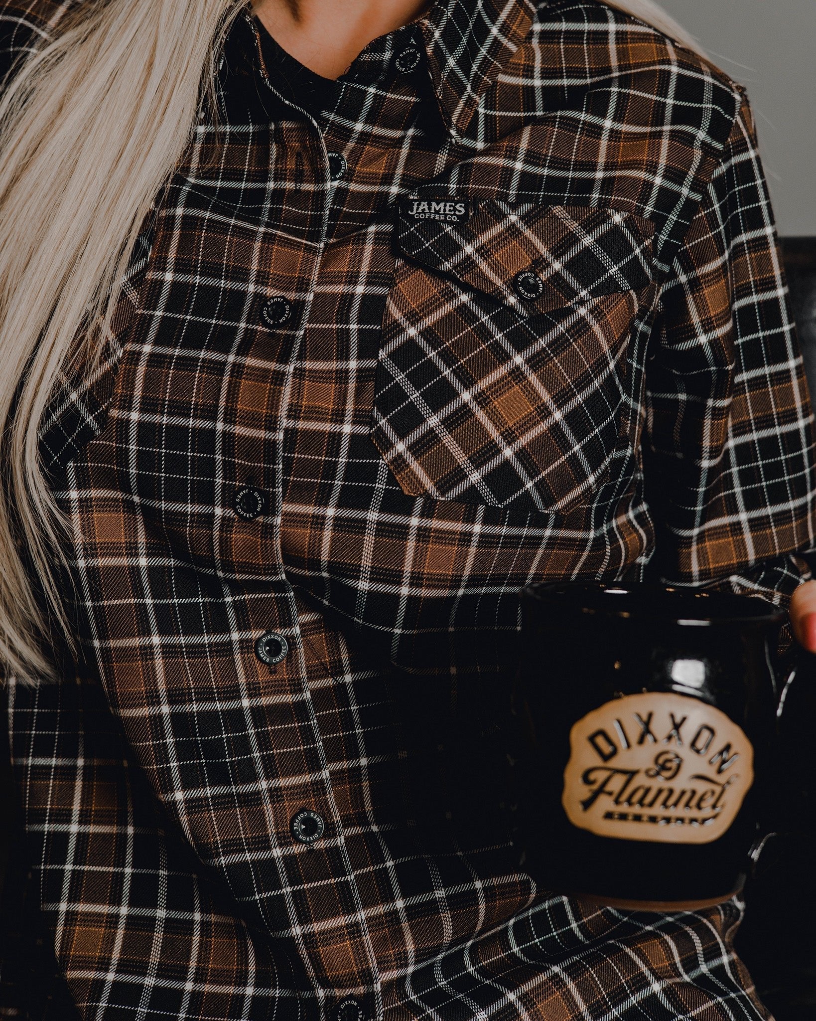 Women's James Coffee Co. Flannel